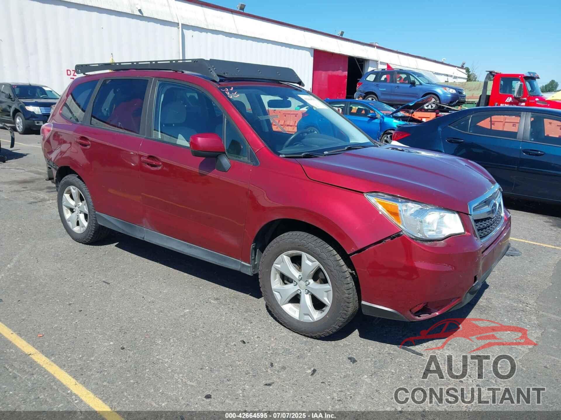 SUBARU FORESTER 2016 - JF2SJADC9GH565571