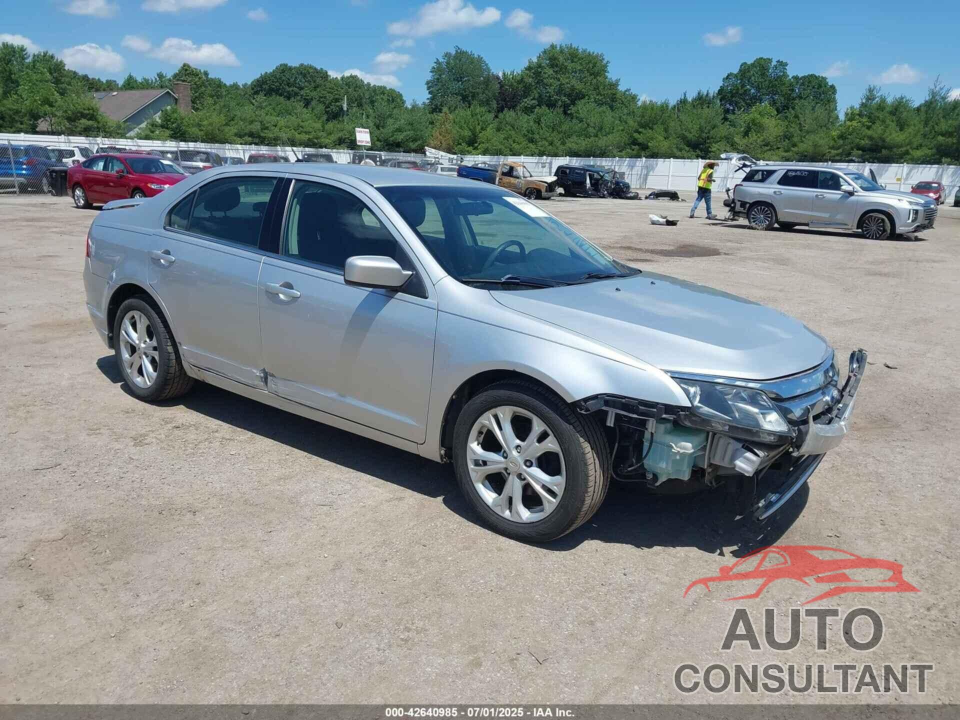 FORD FUSION 2012 - 3FAHP0HG8CR109817