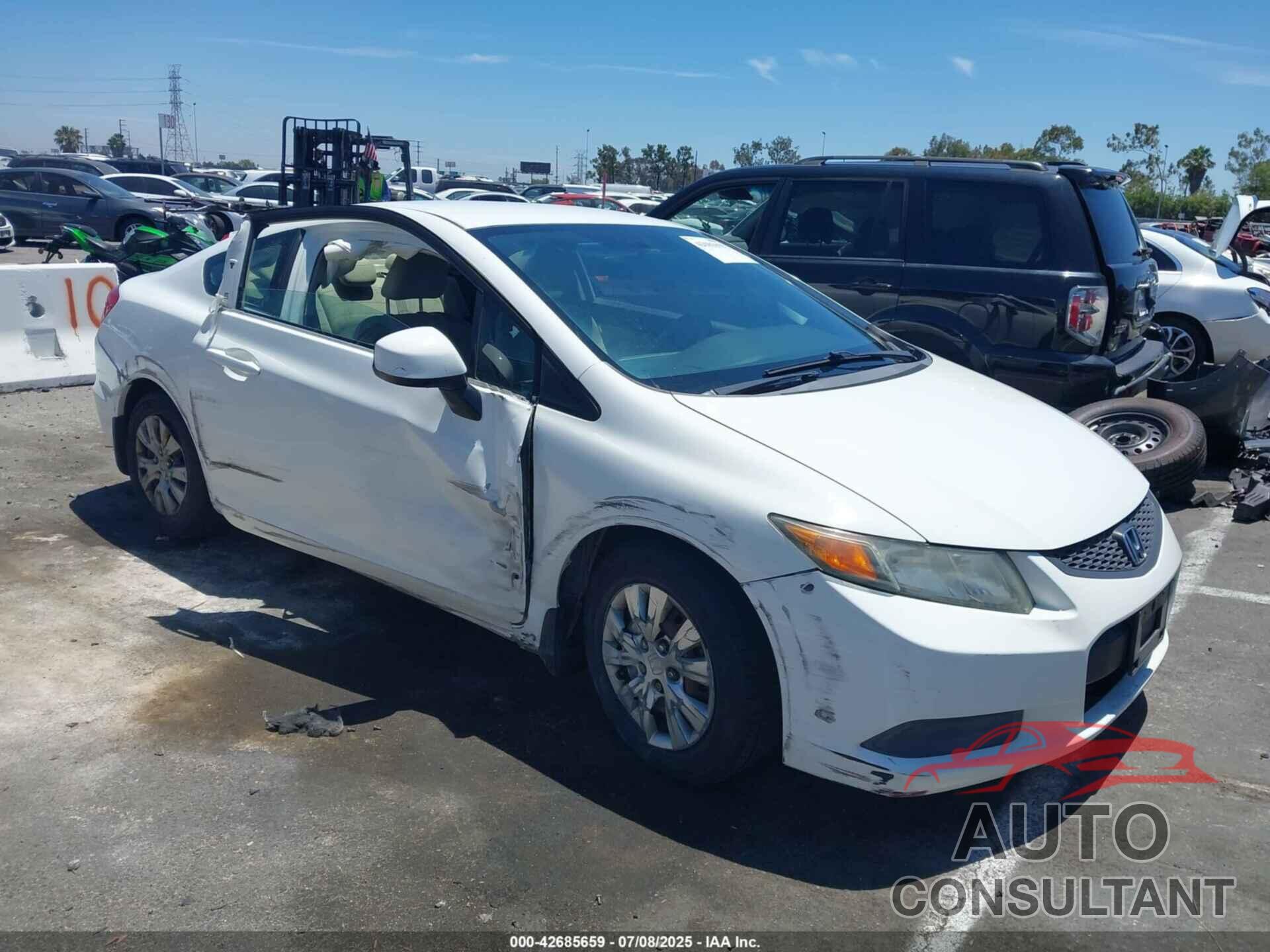 HONDA CIVIC 2012 - 2HGFG3B58CH505253