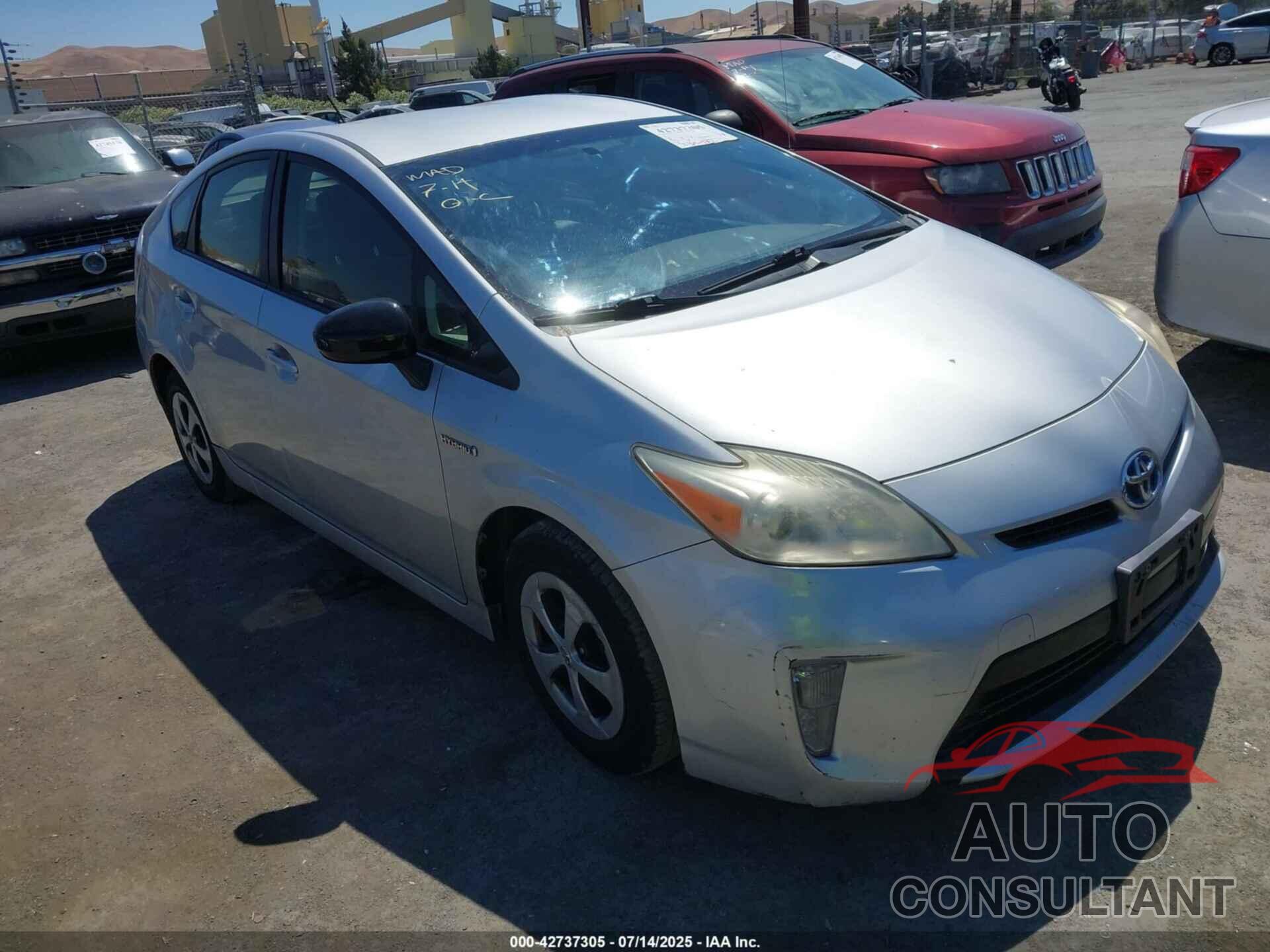 TOYOTA PRIUS 2012 - JTDKN3DU1C5450420