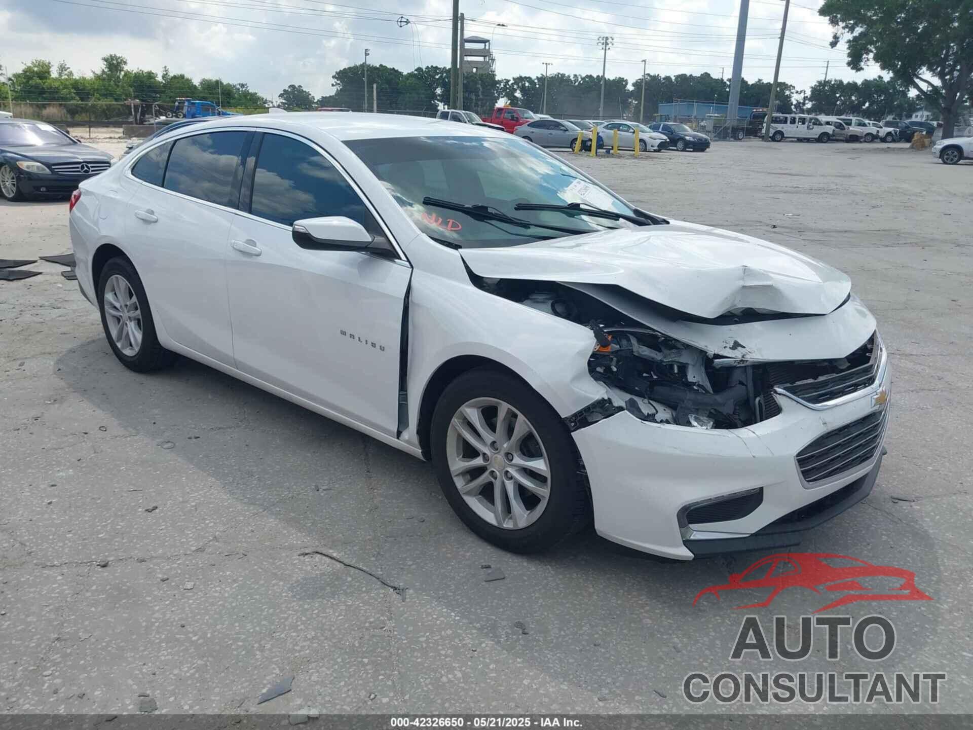 CHEVROLET MALIBU 2016 - 1G1ZE5ST9GF232416