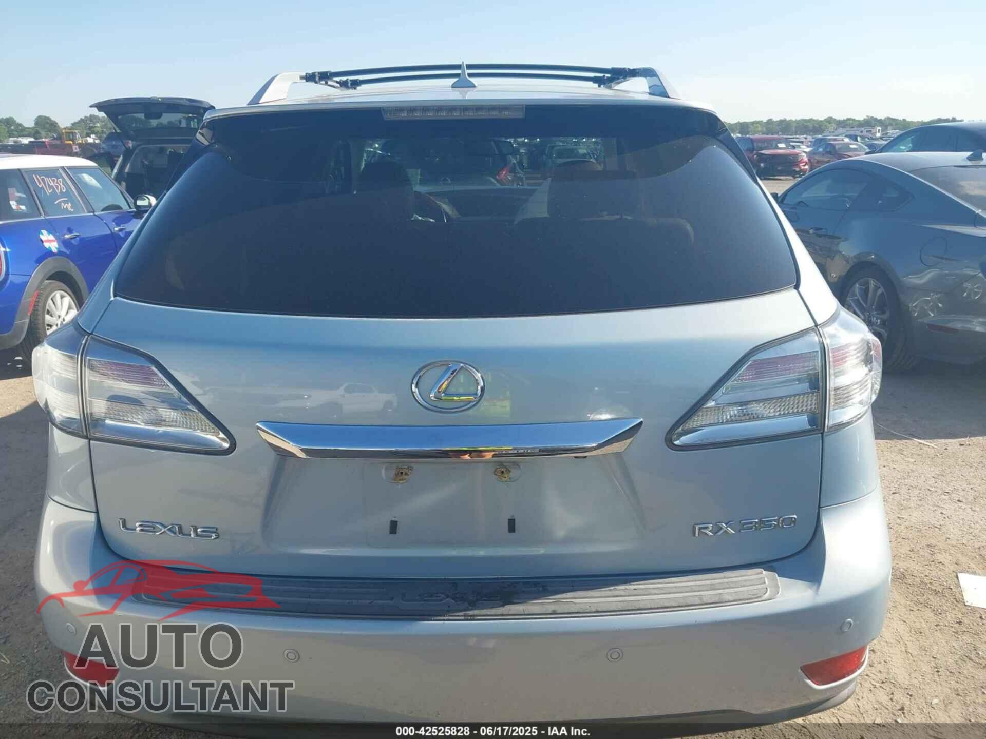 LEXUS RX 2010 - 2T2ZK1BA1AC036148