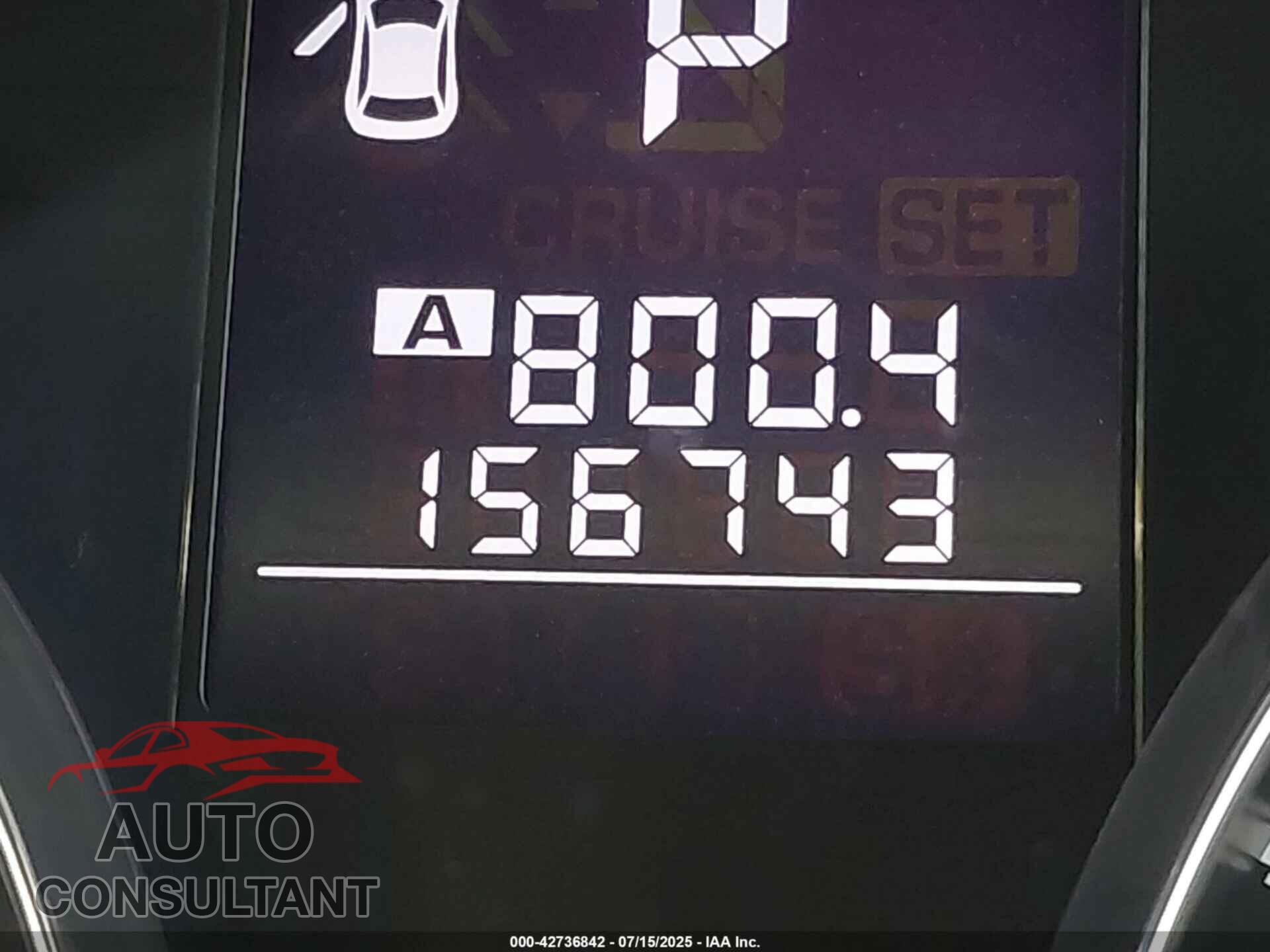 SUBARU OUTBACK 2012 - 4S4BRBCCXC3206344
