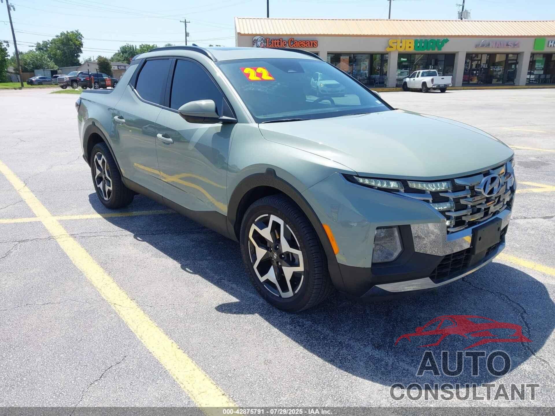 HYUNDAI SANTA CRUZ 2022 - 5NTJEDAF4NH039170