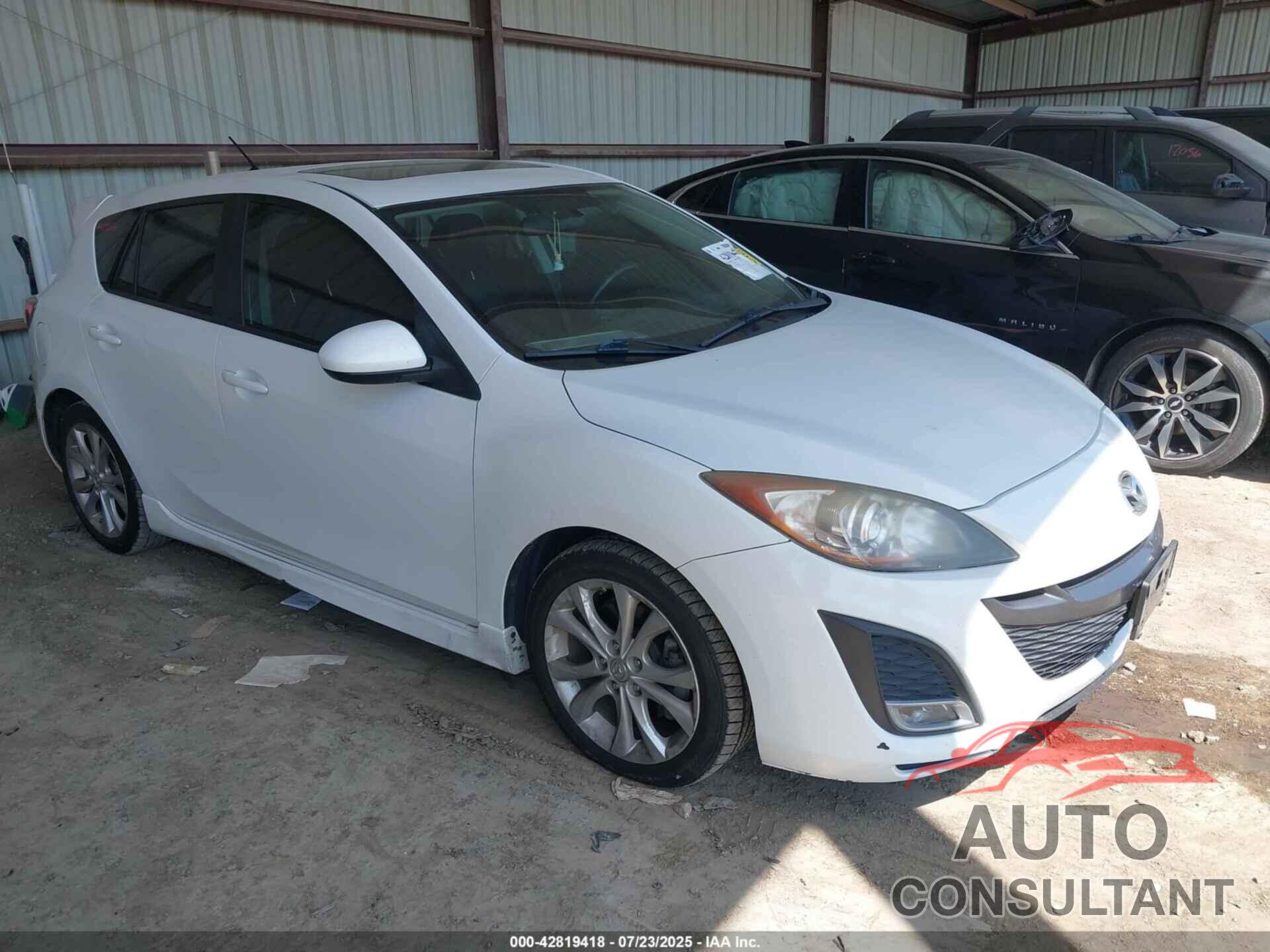 MAZDA MAZDA3 2011 - JM1BL1K5XB1498719
