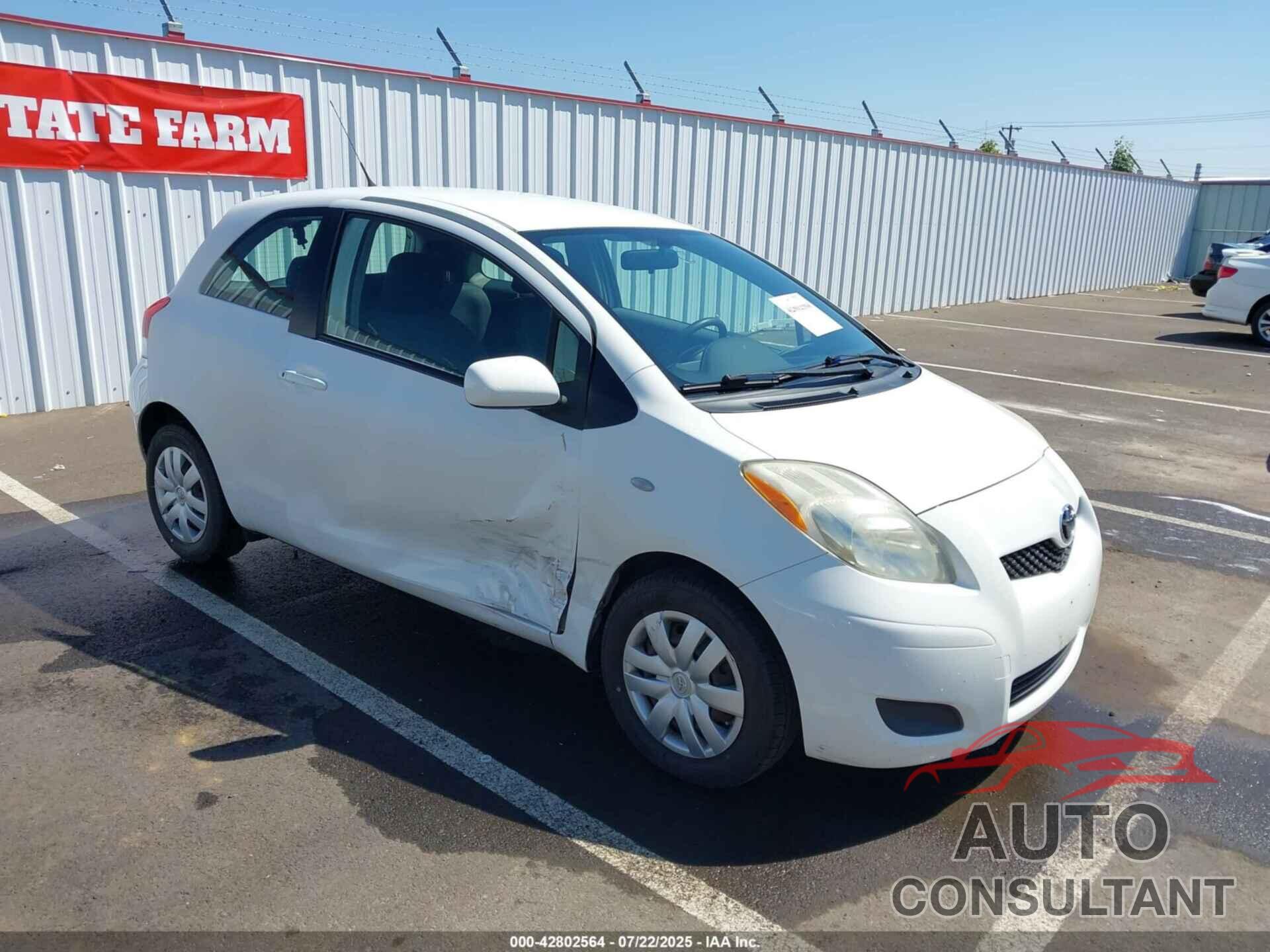 TOYOTA YARIS 2009 - JTDJT903495236404