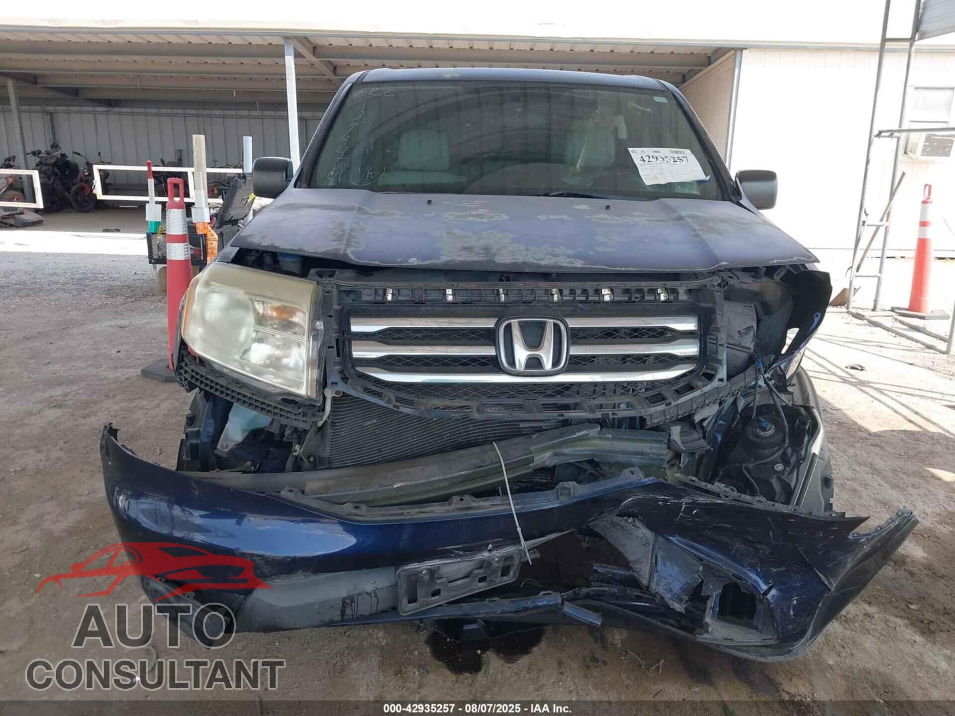 HONDA PILOT 2013 - 5FNYF3H27DB035358