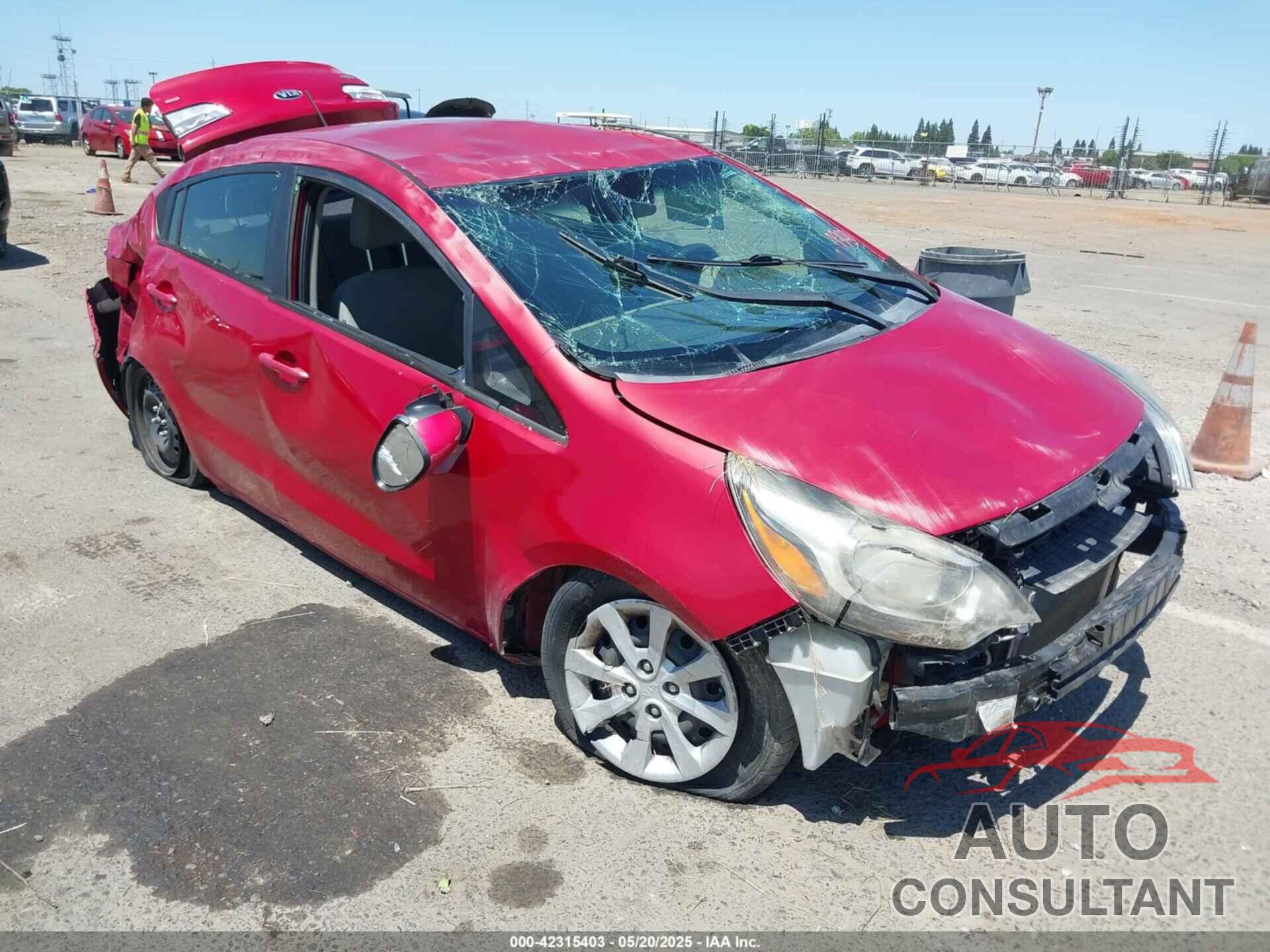 KIA RIO 2014 - KNADM4A33E6402991