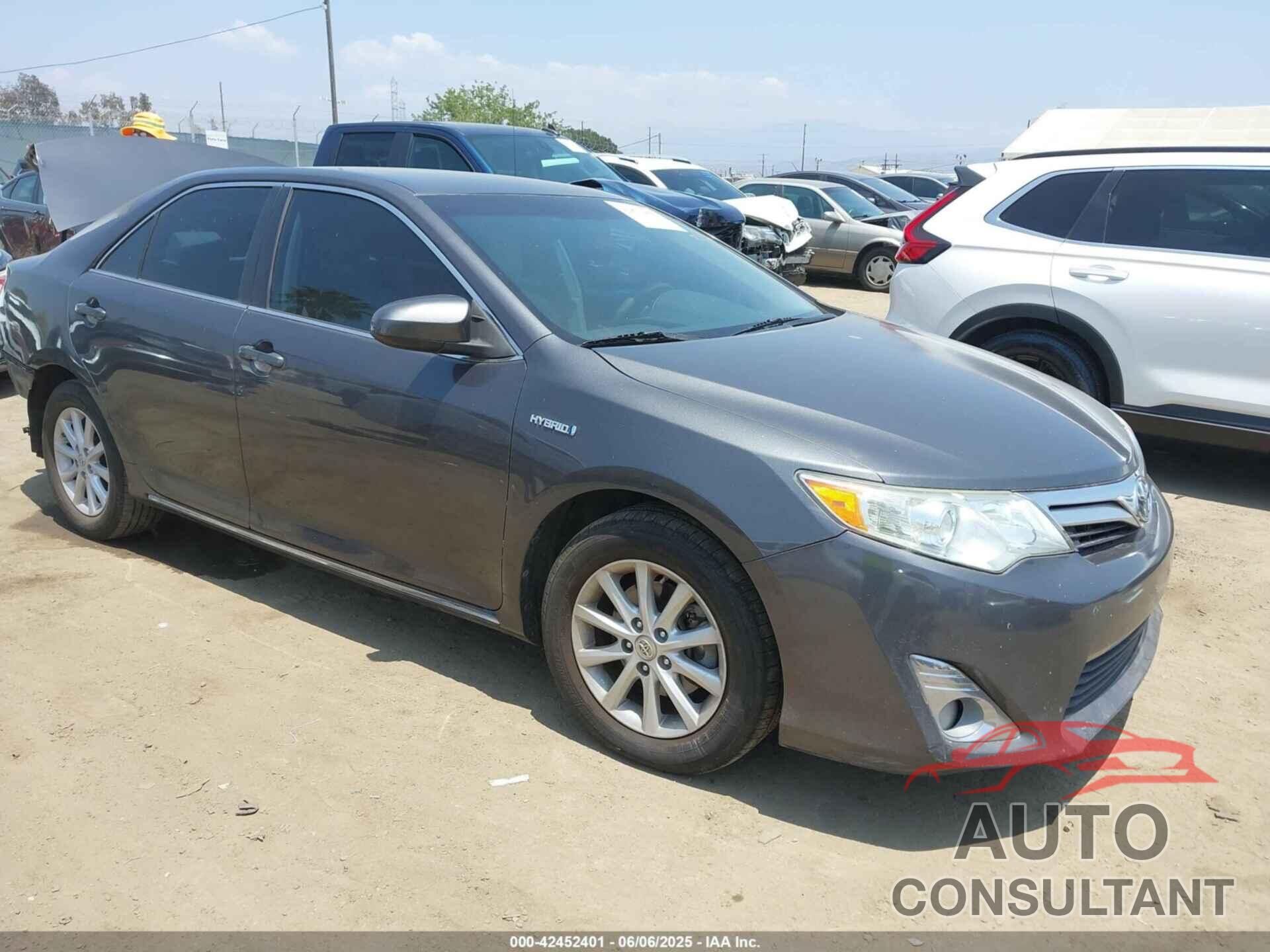 TOYOTA CAMRY HYBRID 2012 - 4T1BD1FK5CU049781