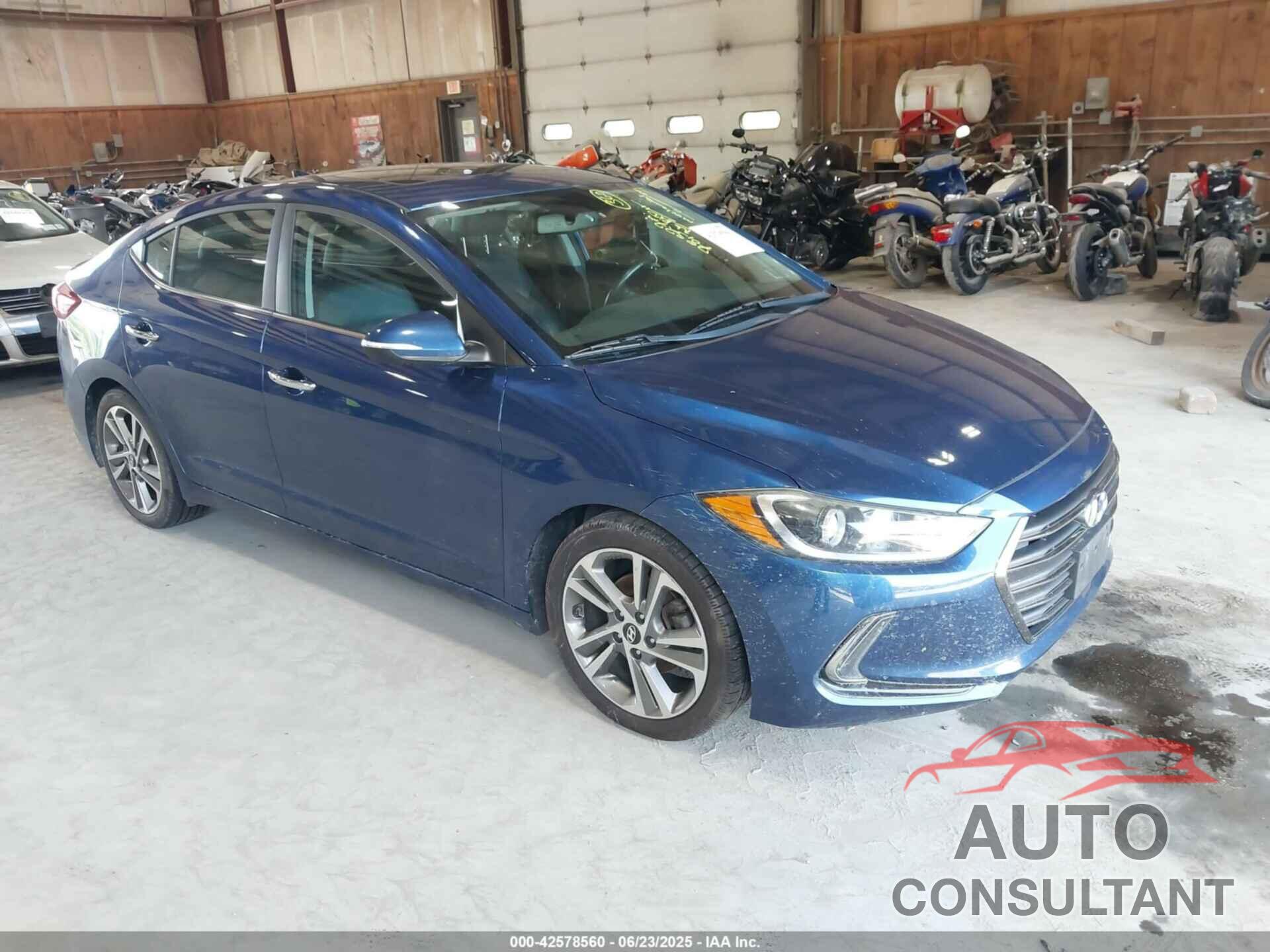 HYUNDAI ELANTRA 2017 - 5NPD84LF0HH103287