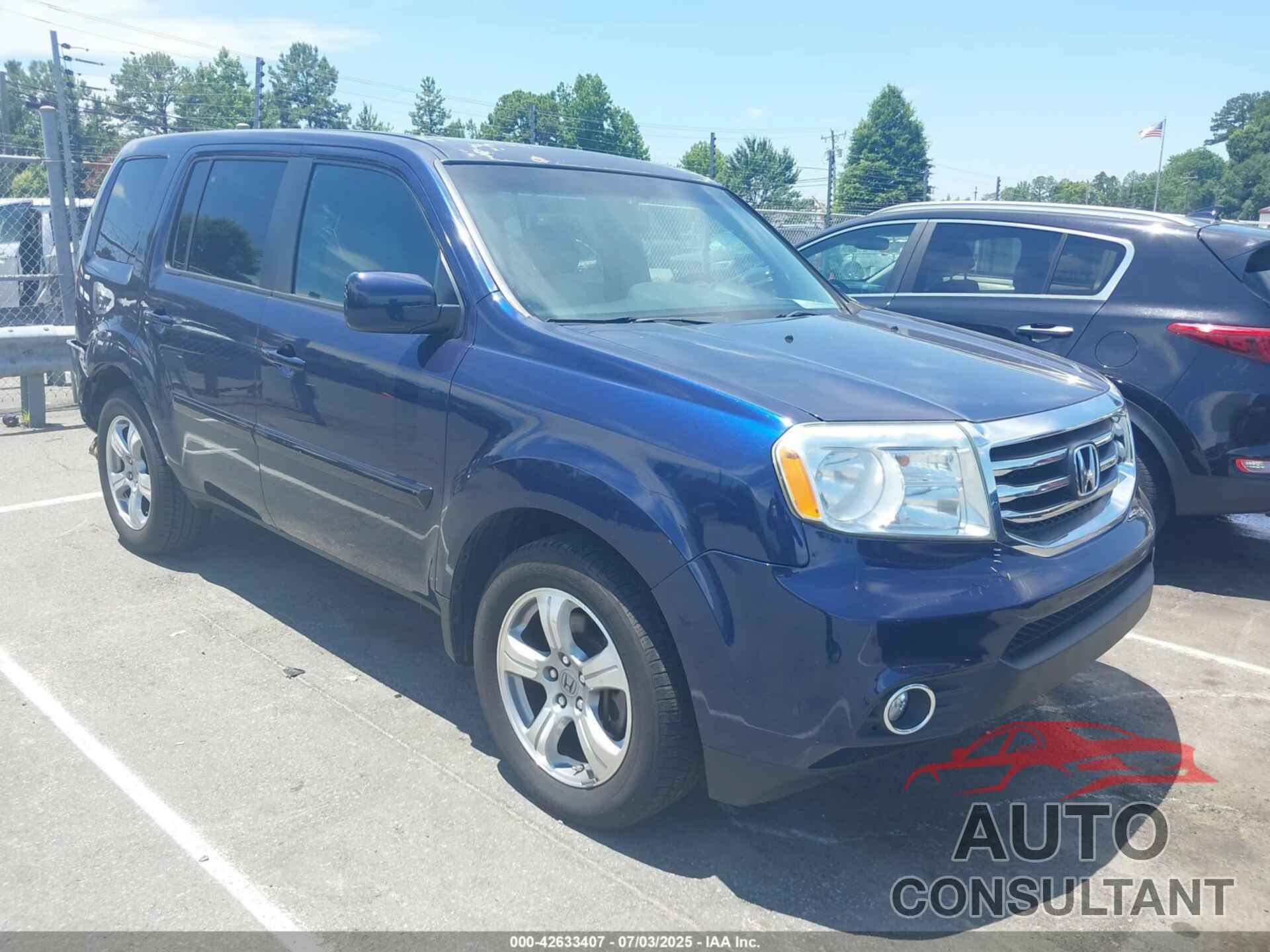 HONDA PILOT 2013 - 5FNYF4H51DB059946