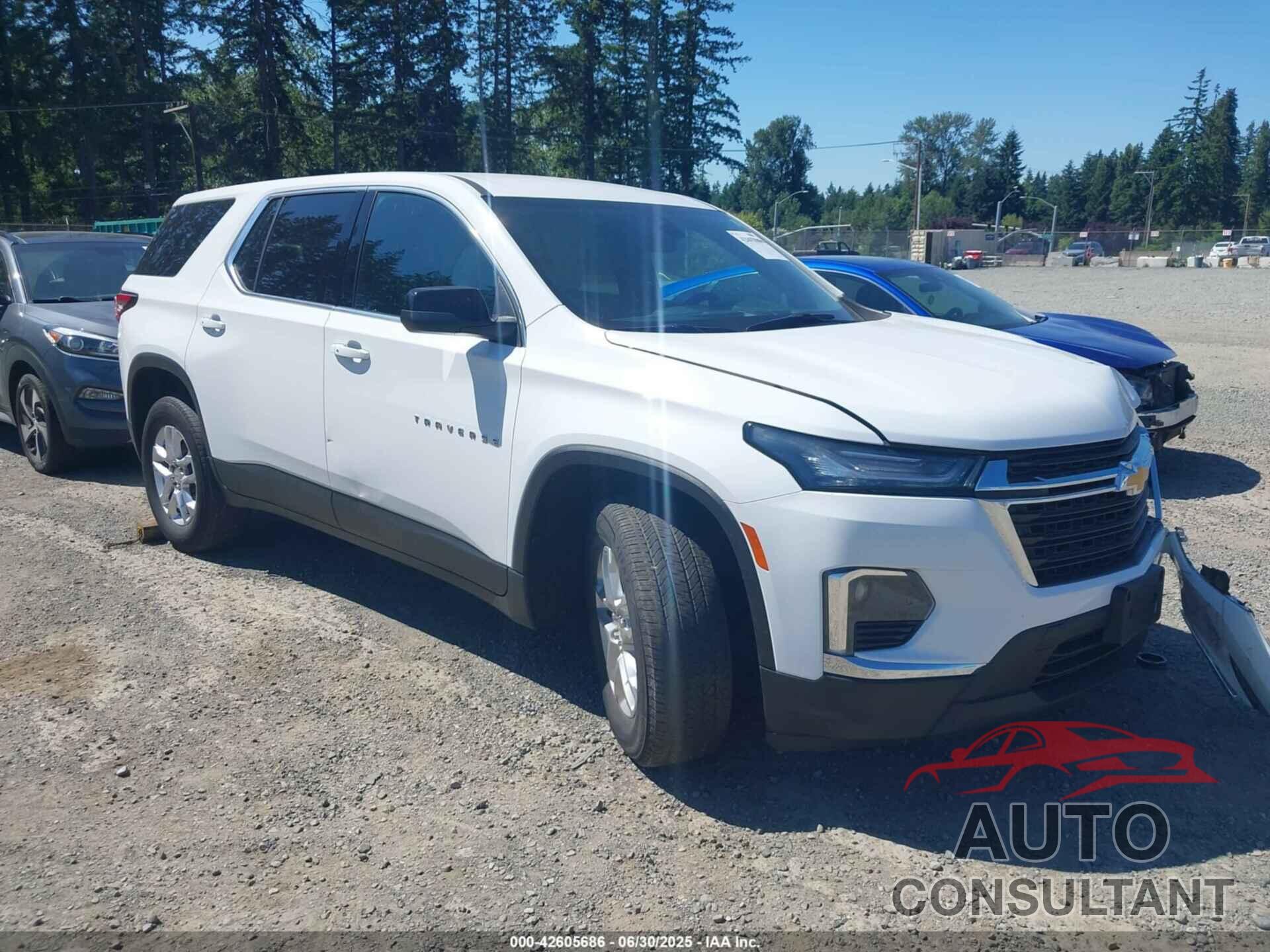 CHEVROLET TRAVERSE 2022 - 1GNEVFKW7NJ177603