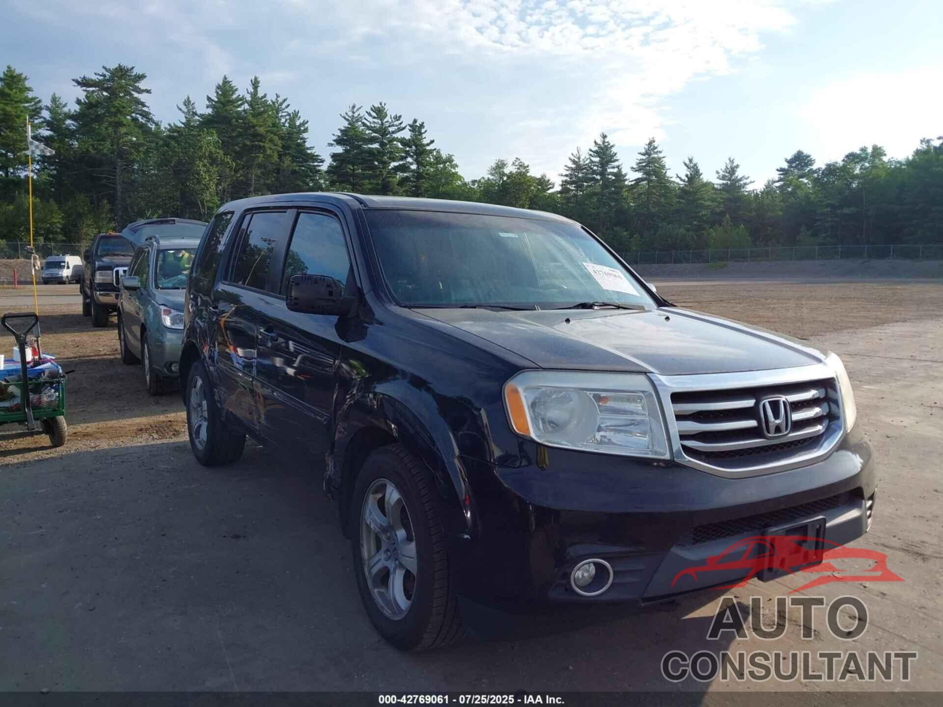HONDA PILOT 2012 - 5FNYF4H52CB023441