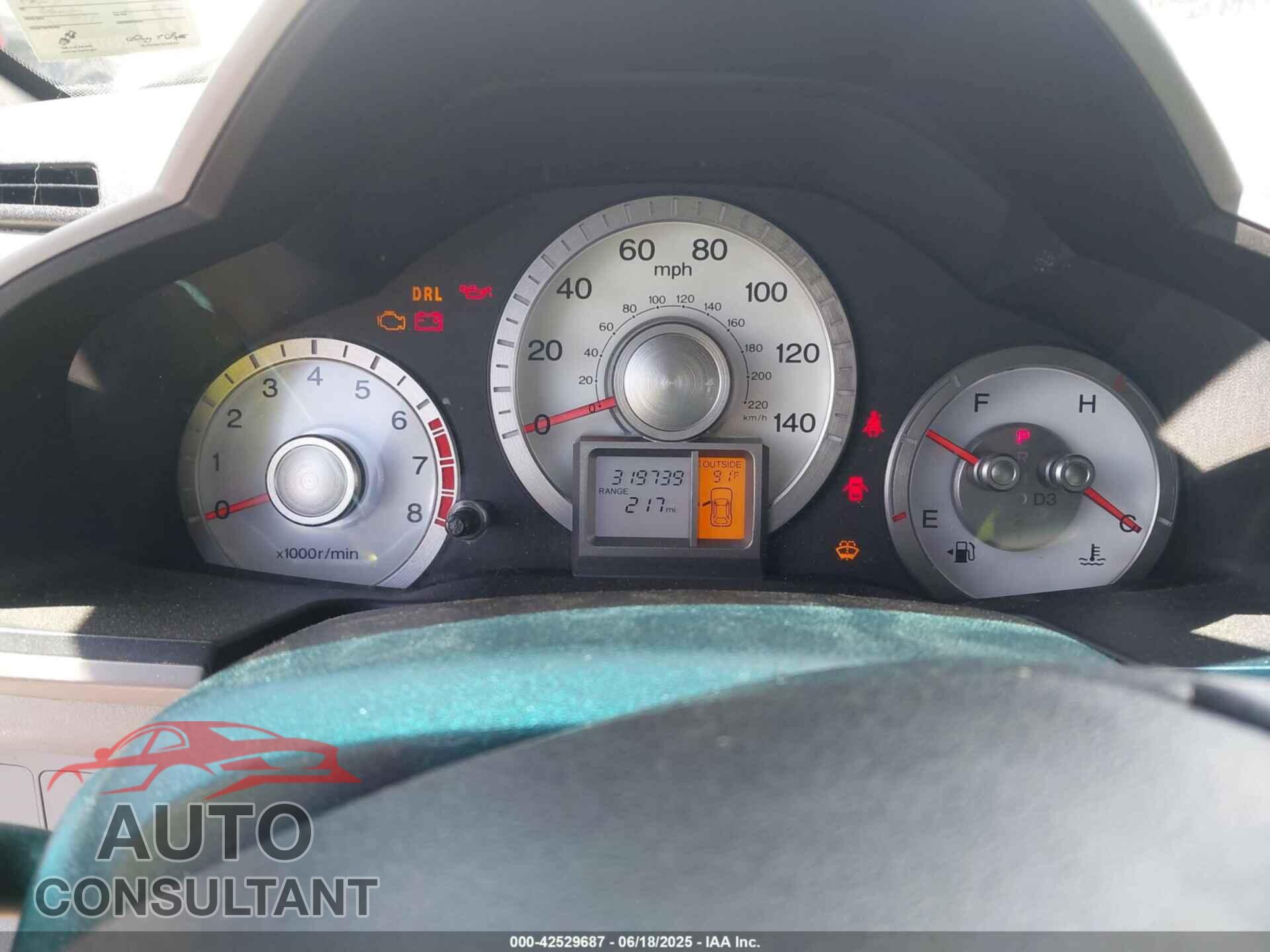 HONDA PILOT 2009 - 5FNYF48579B049834
