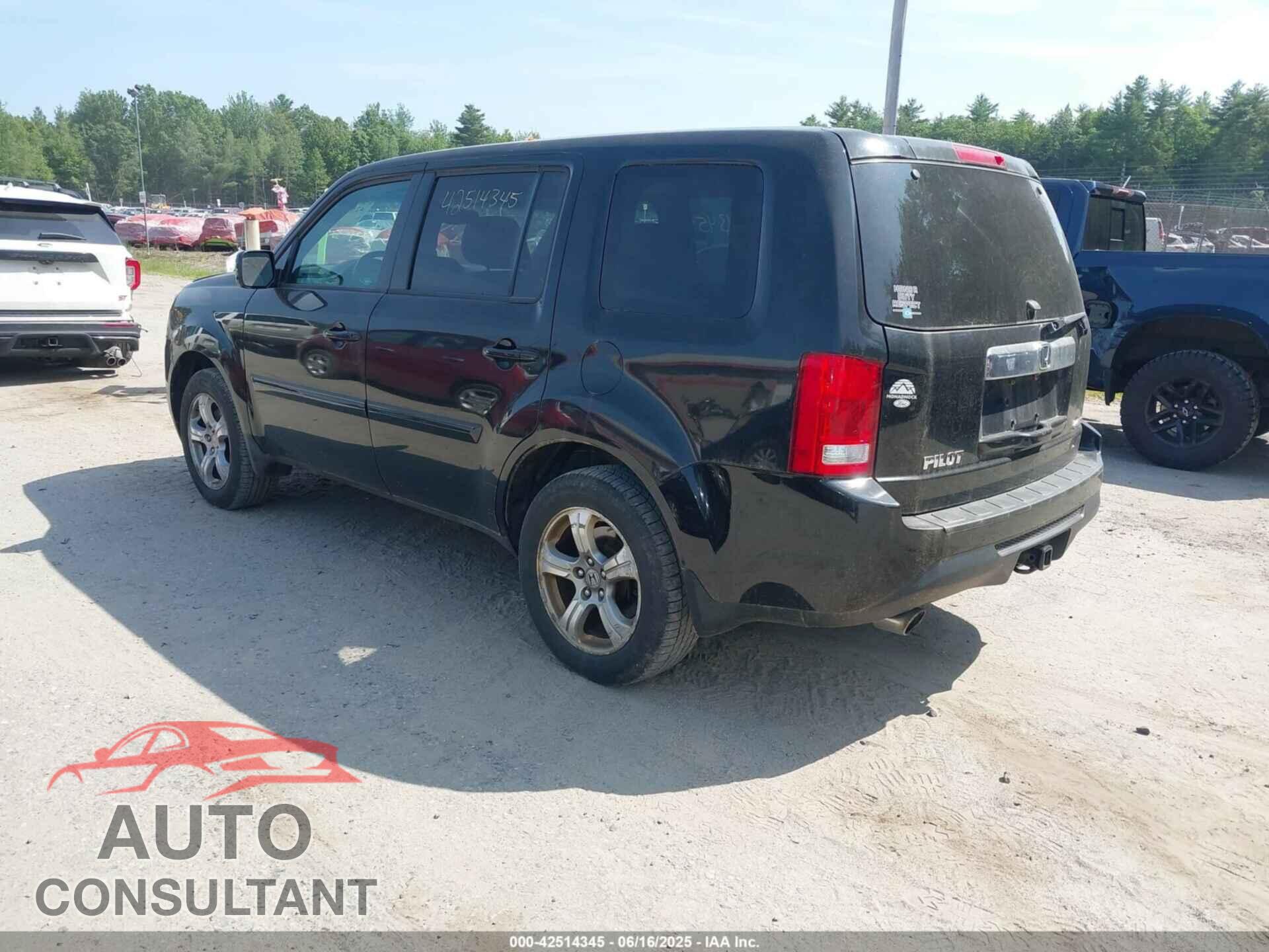 HONDA PILOT 2012 - 5FNYF4H54CB018094