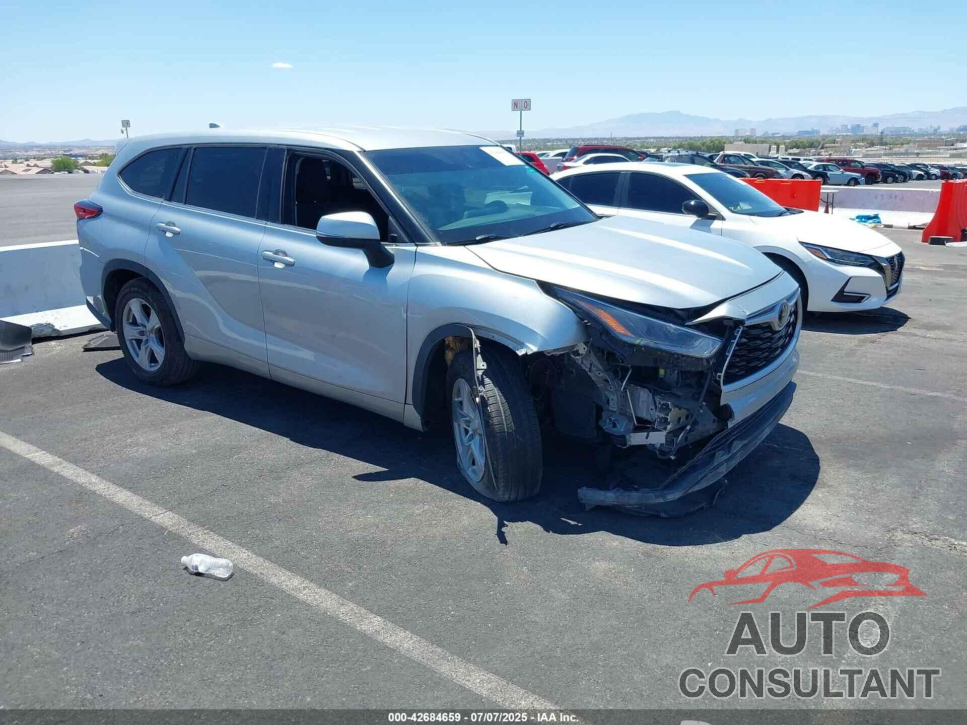 TOYOTA HIGHLANDER 2021 - 5TDZZRAH0MS031760