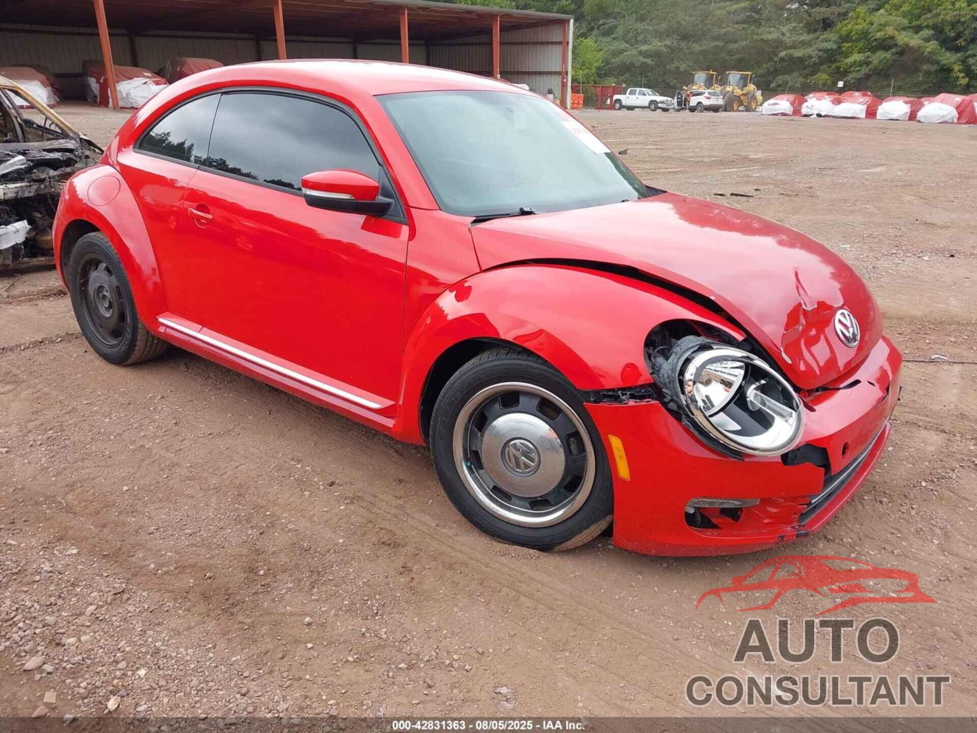 VOLKSWAGEN BEETLE 2012 - 3VWJP7AT2CM601068