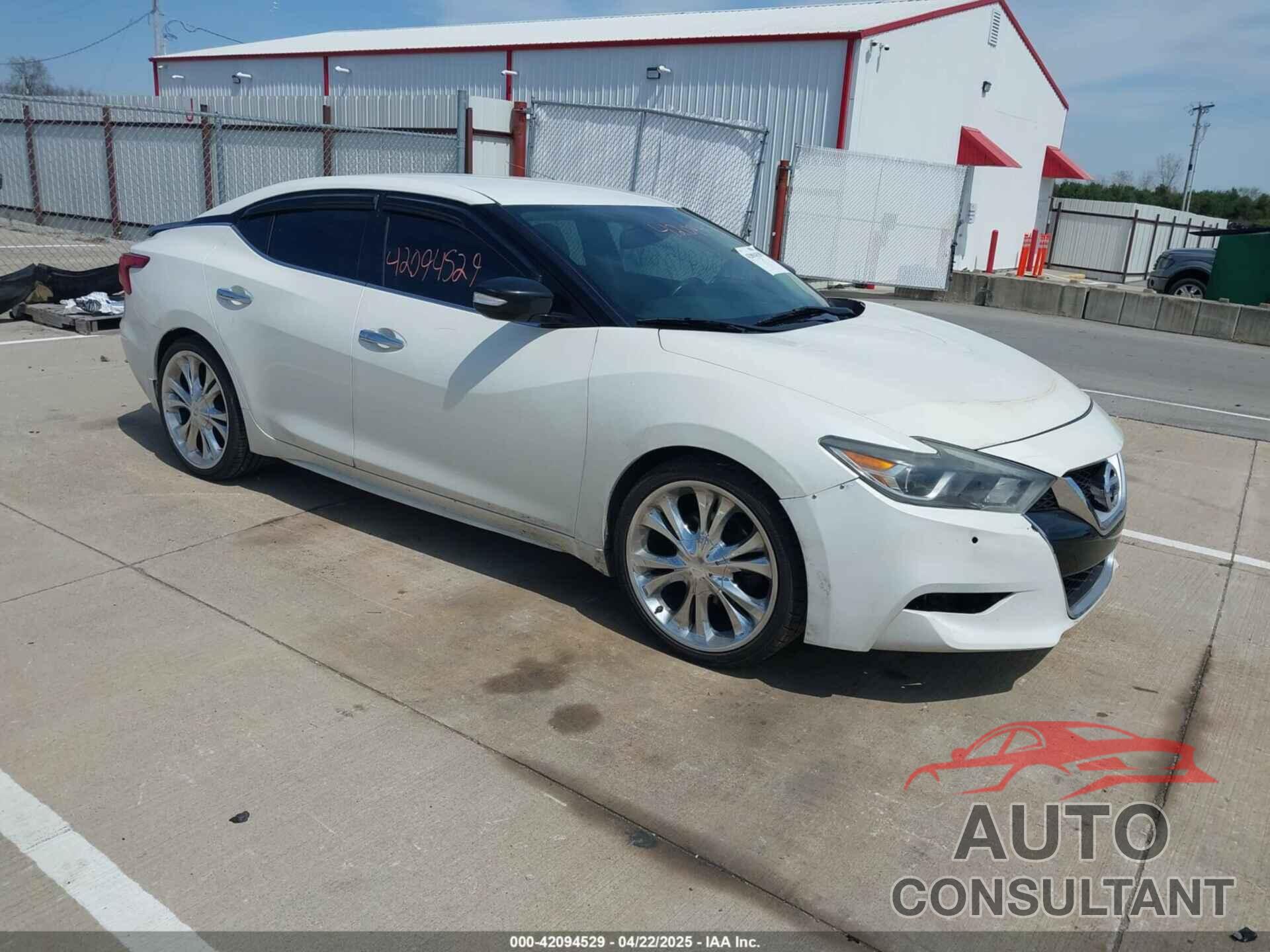 NISSAN MAXIMA 2016 - 1N4AA6AP4GC396173