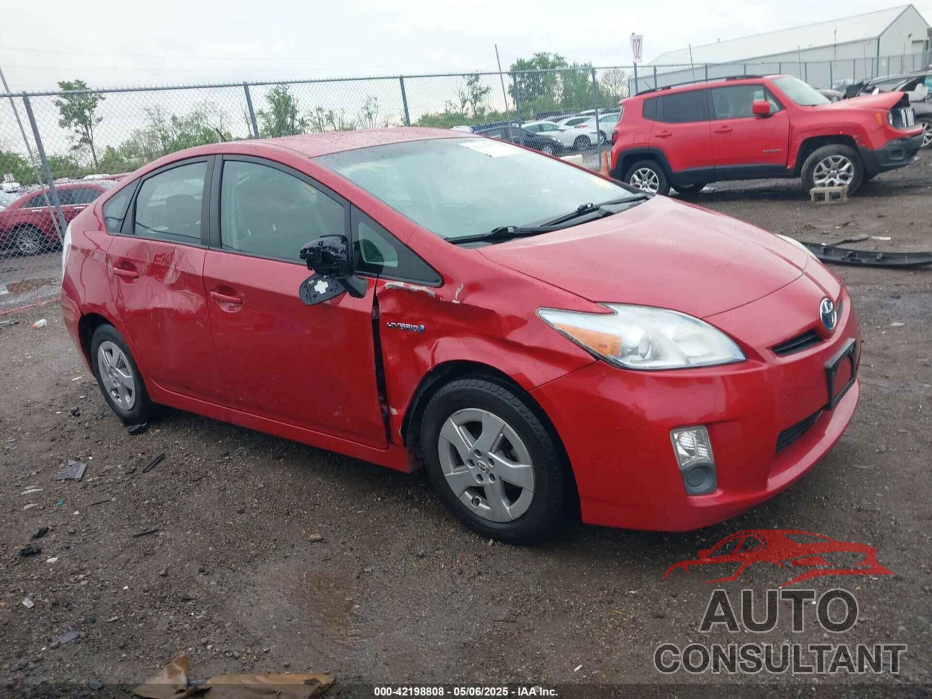 TOYOTA PRIUS 2011 - JTDKN3DU8B1355777