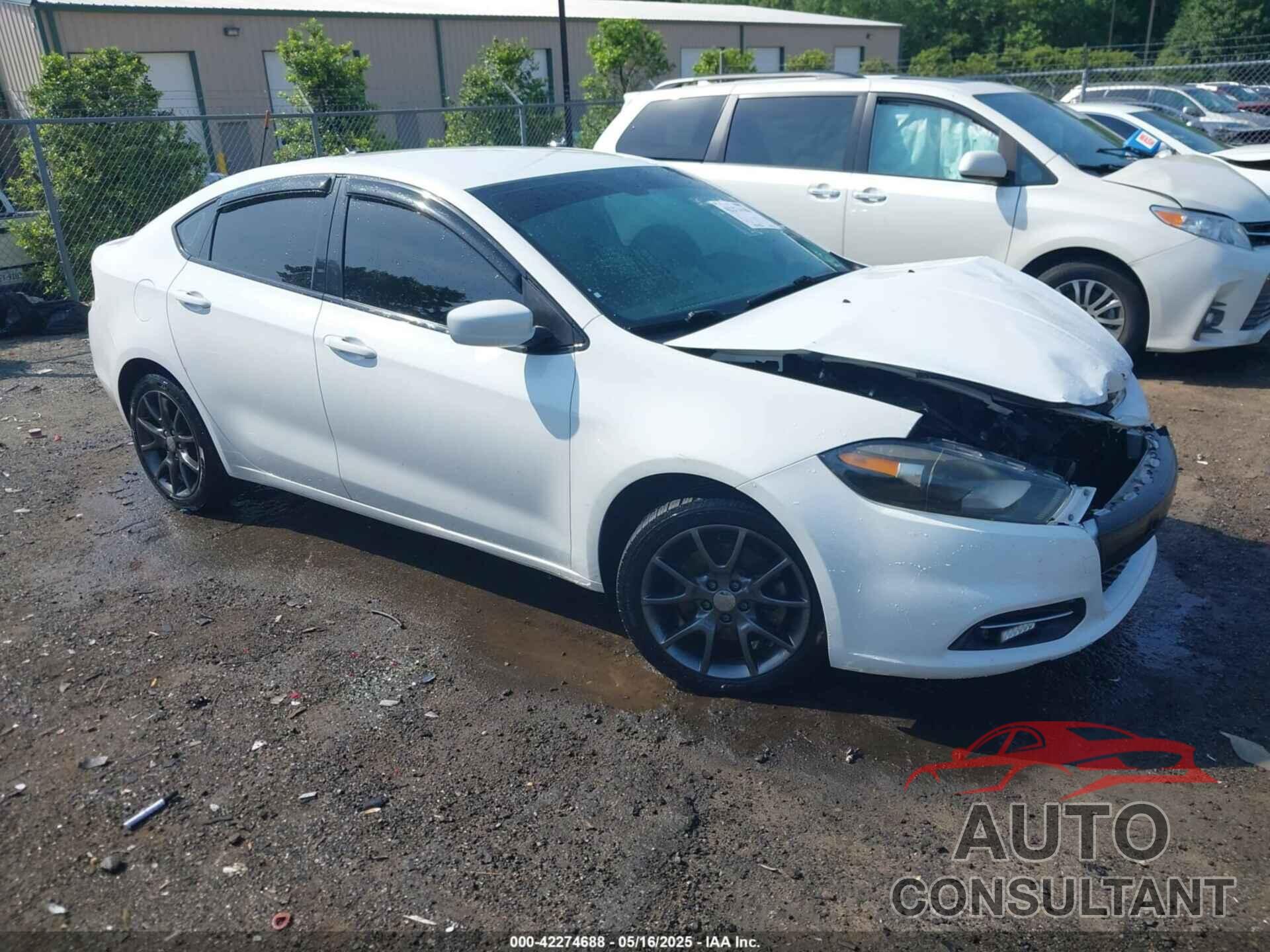 DODGE DART 2015 - 1C3CDFAA4FD311514