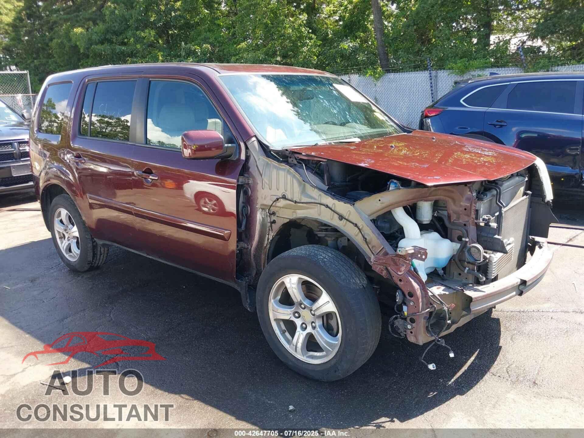 HONDA PILOT 2014 - 5FNYF4H53EB044169