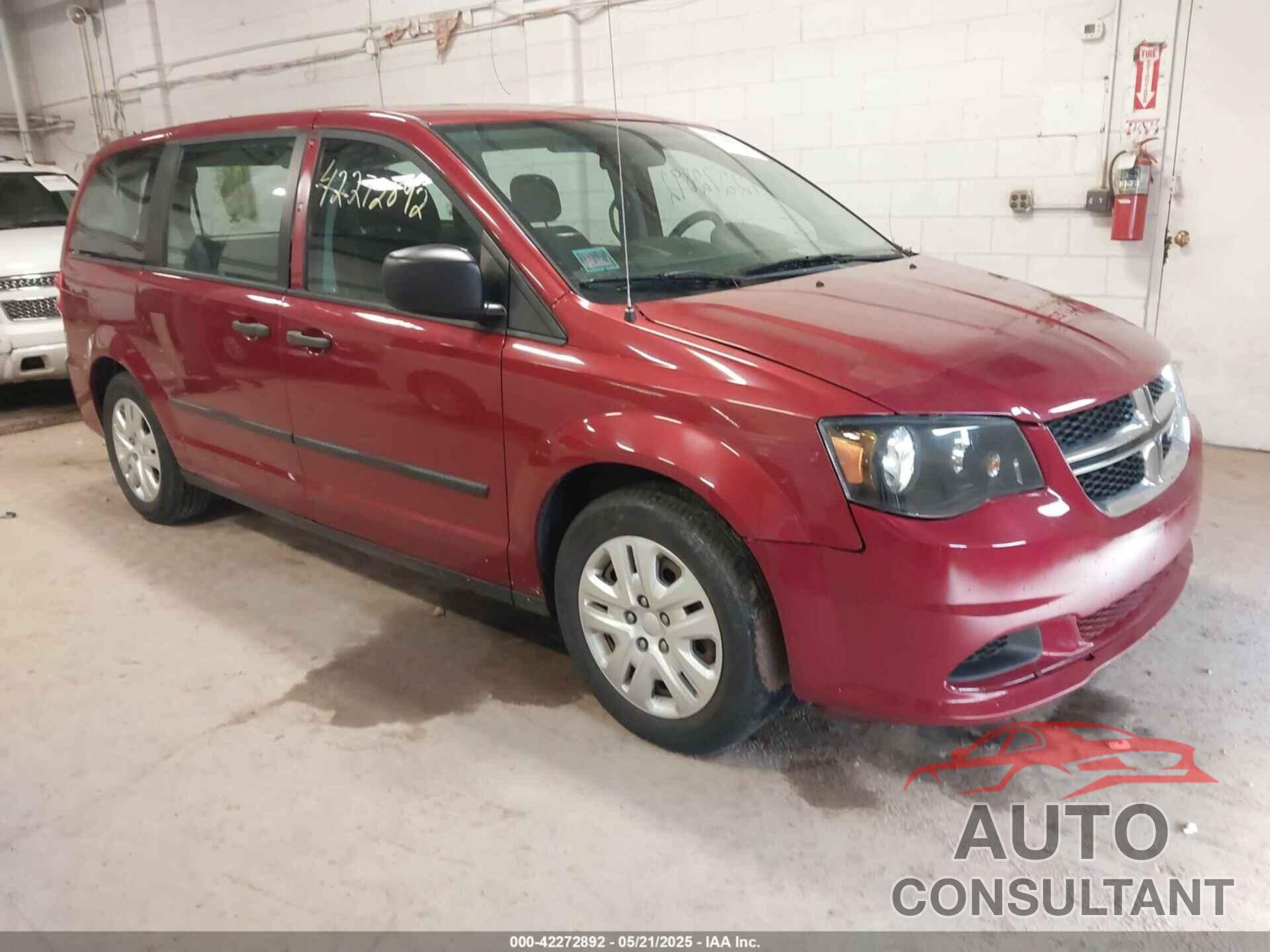 DODGE GRAND CARAVAN 2016 - 2C4RDGBG7GR258577