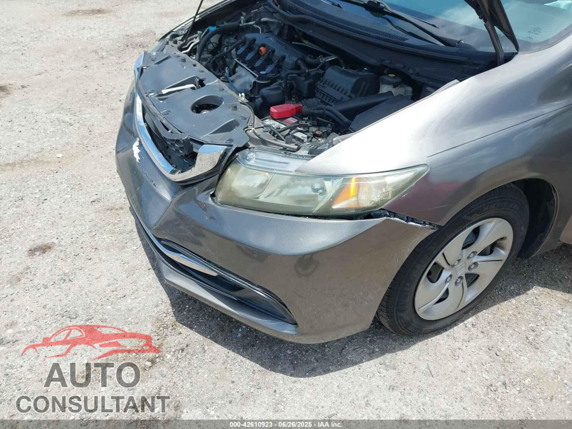 HONDA CIVIC 2013 - 19XFB2F51DE020760