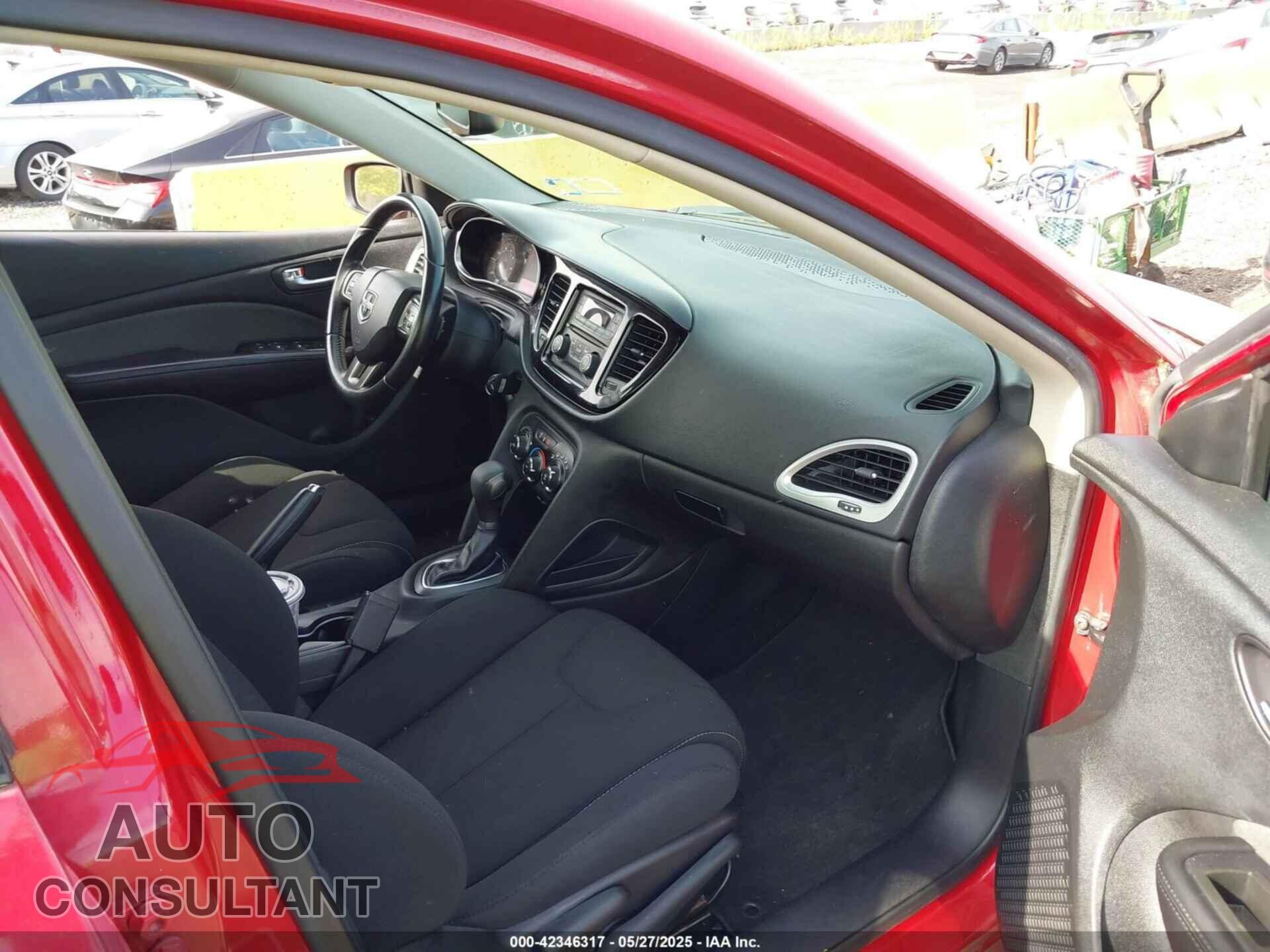 DODGE DART 2013 - 1C3CDFBA3DD202604