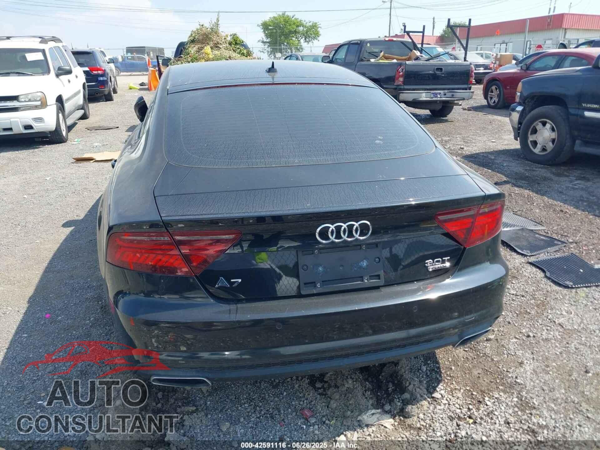 AUDI A7 2016 - WAU2GAFC8GN034807