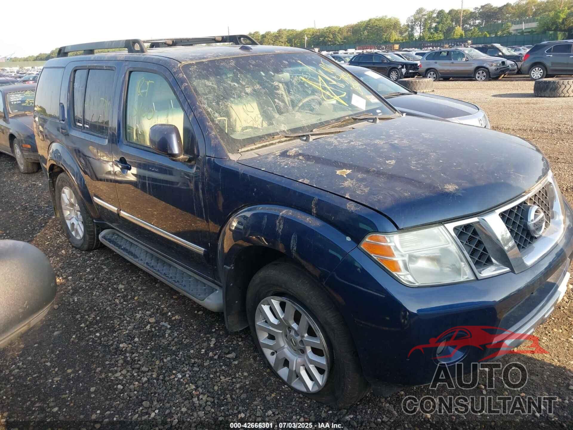 NISSAN PATHFINDER 2010 - 5N1AR1NB9AC608072