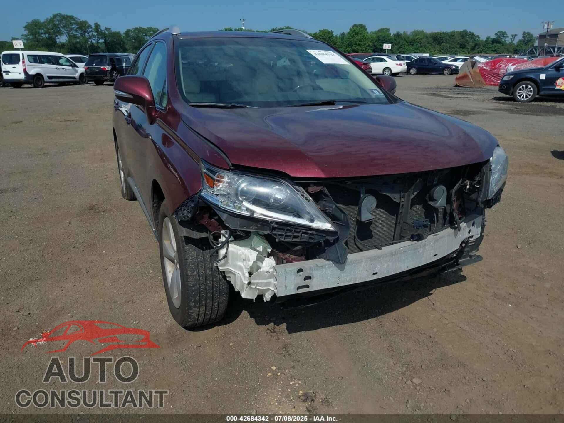 LEXUS RX 350 2013 - 2T2BK1BA7DC197223
