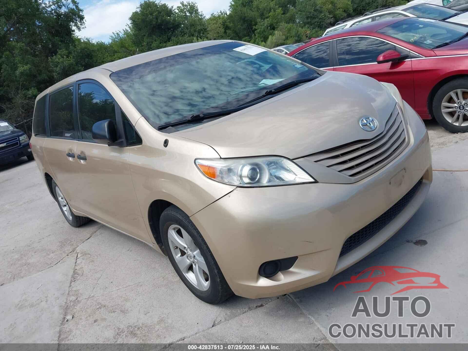 TOYOTA SIENNA 2011 - 5TDKA3DC8BS005877