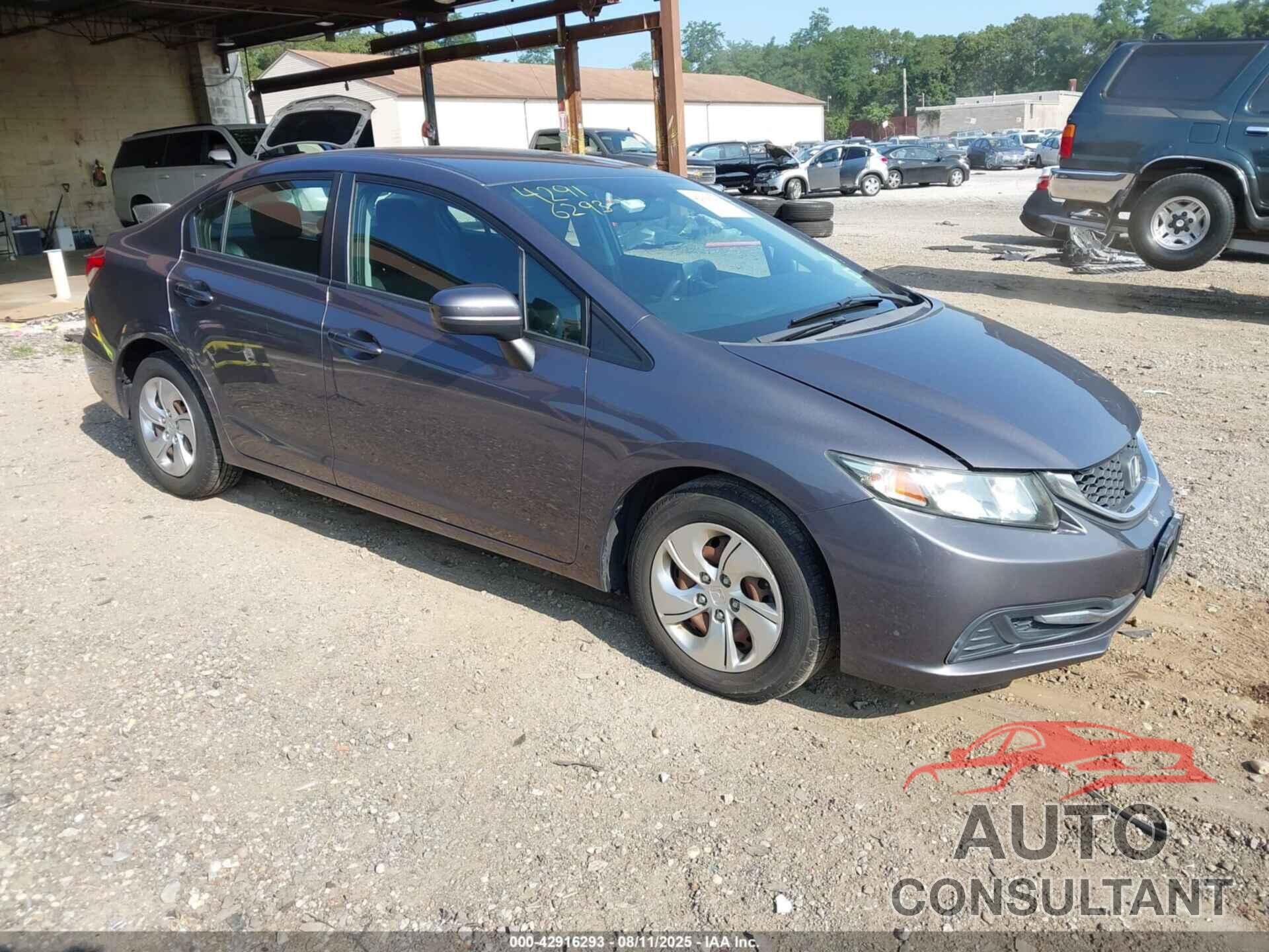 HONDA CIVIC 2014 - 19XFB2F53EE260460