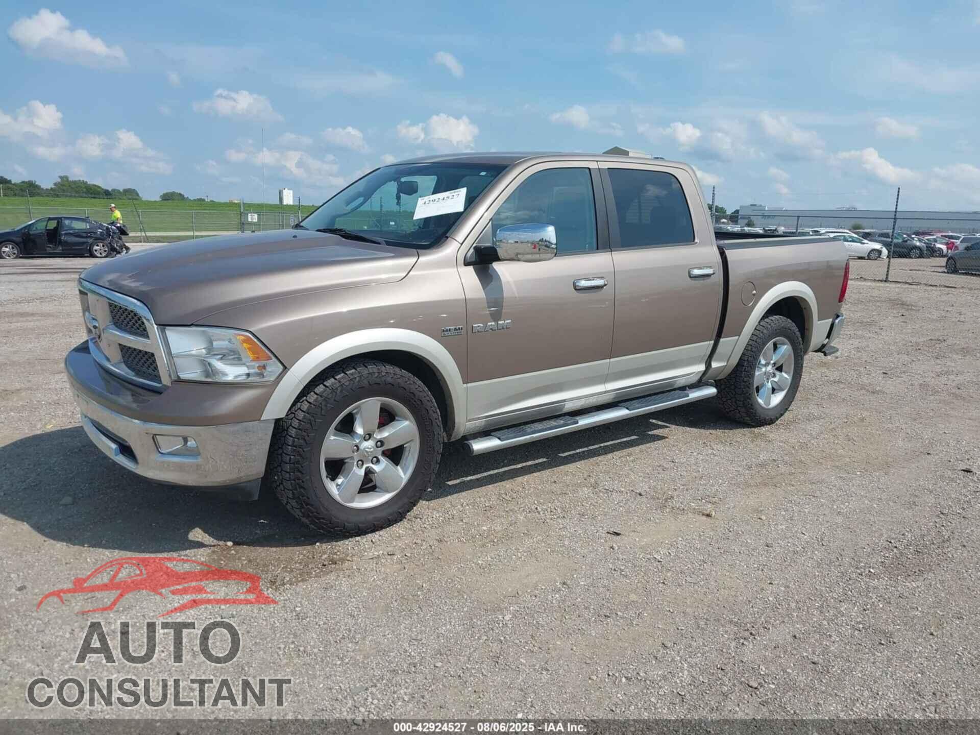 DODGE RAM 1500 2010 - 1D7RV1CT7AS212975