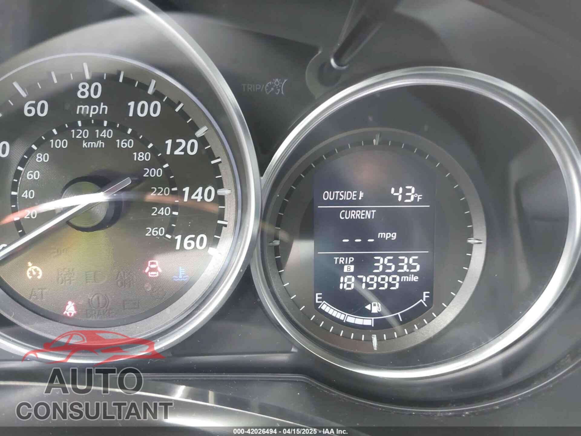 MAZDA CX-5 2013 - JM3KE4DE9D0160382