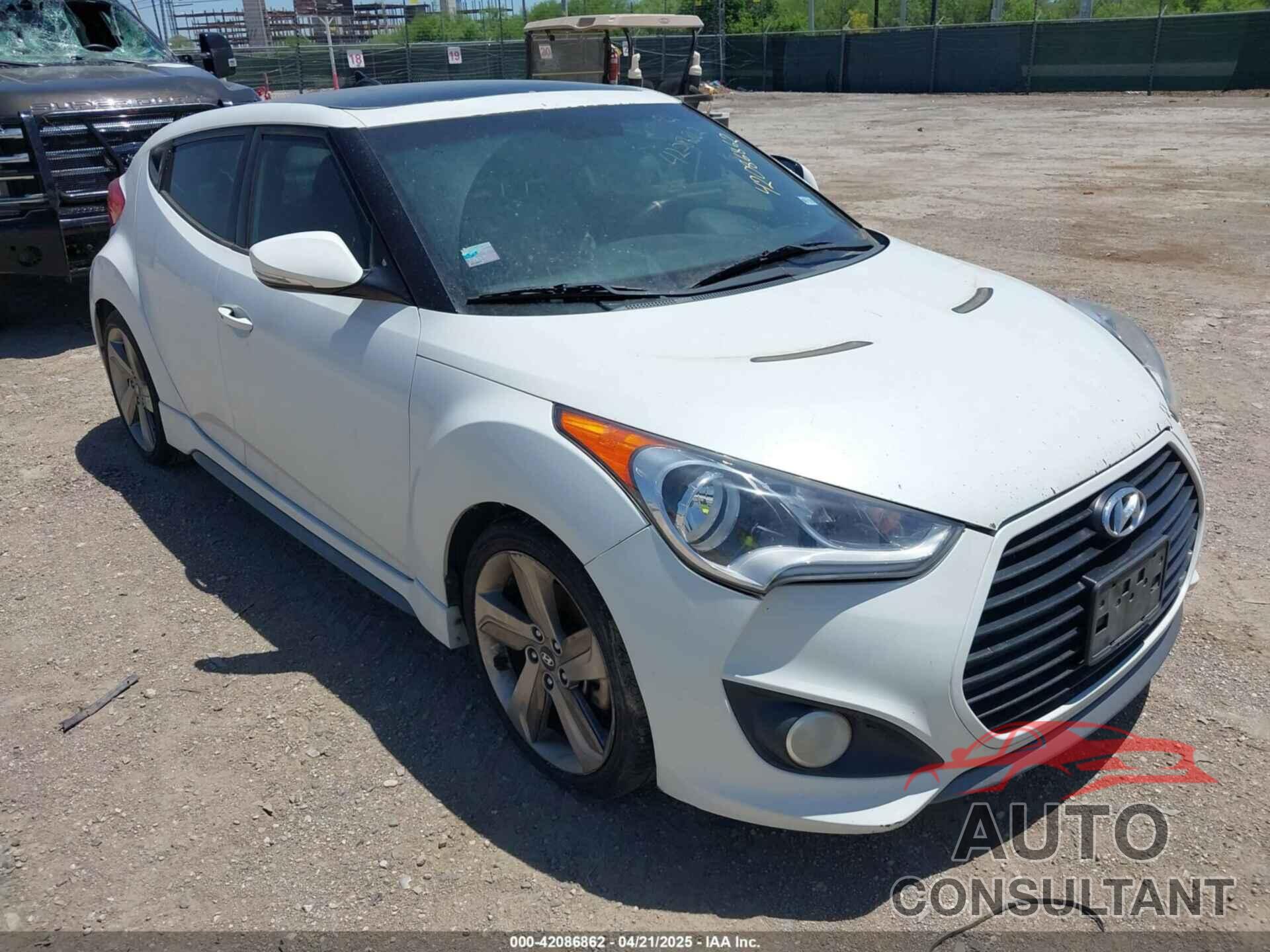 HYUNDAI VELOSTER 2013 - KMHTC6AE4DU122078