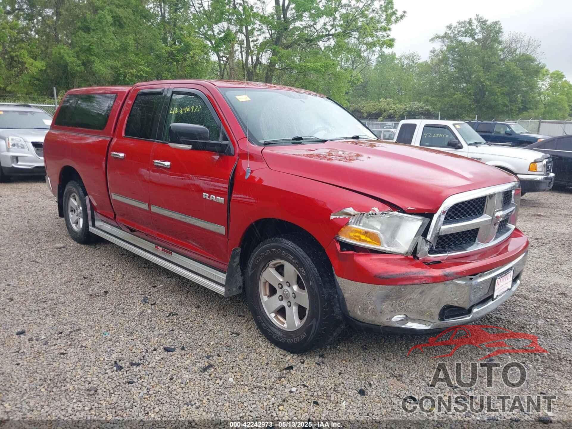 DODGE RAM 1500 2010 - 1D7RB1GP6AS226727