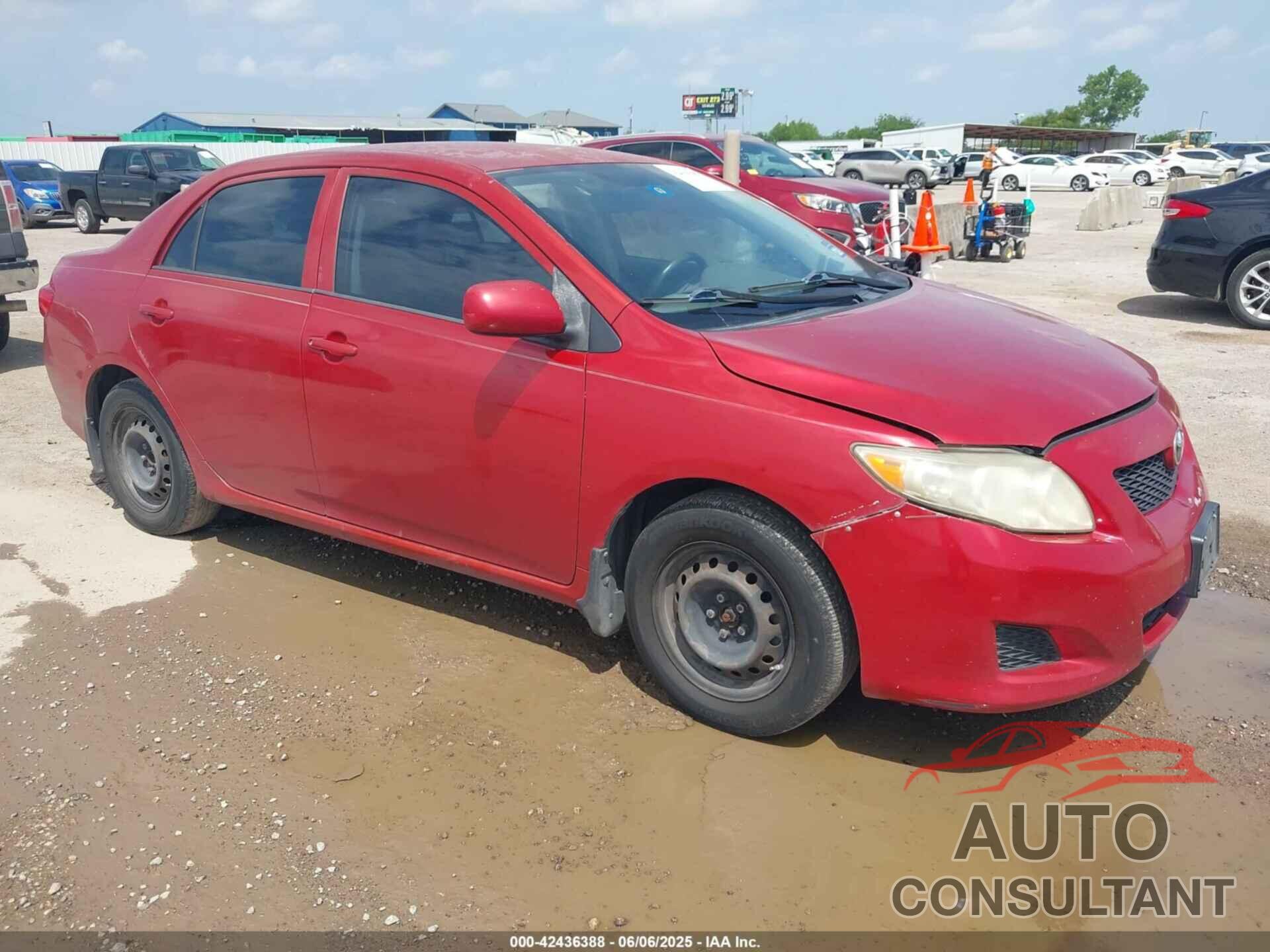 TOYOTA COROLLA 2009 - JTDBL40EX99091144