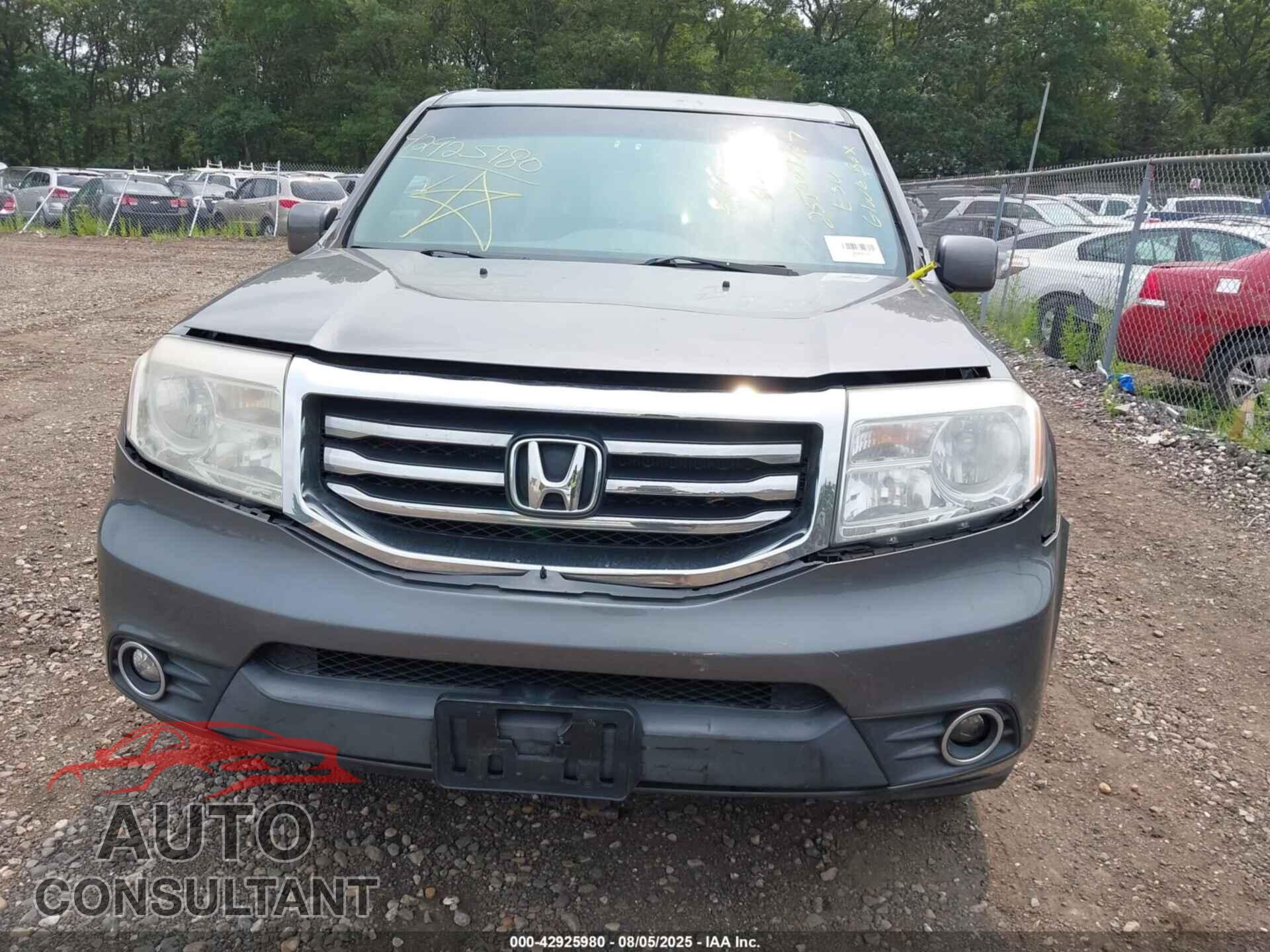 HONDA PILOT 2012 - 5FNYF4H54CB020721
