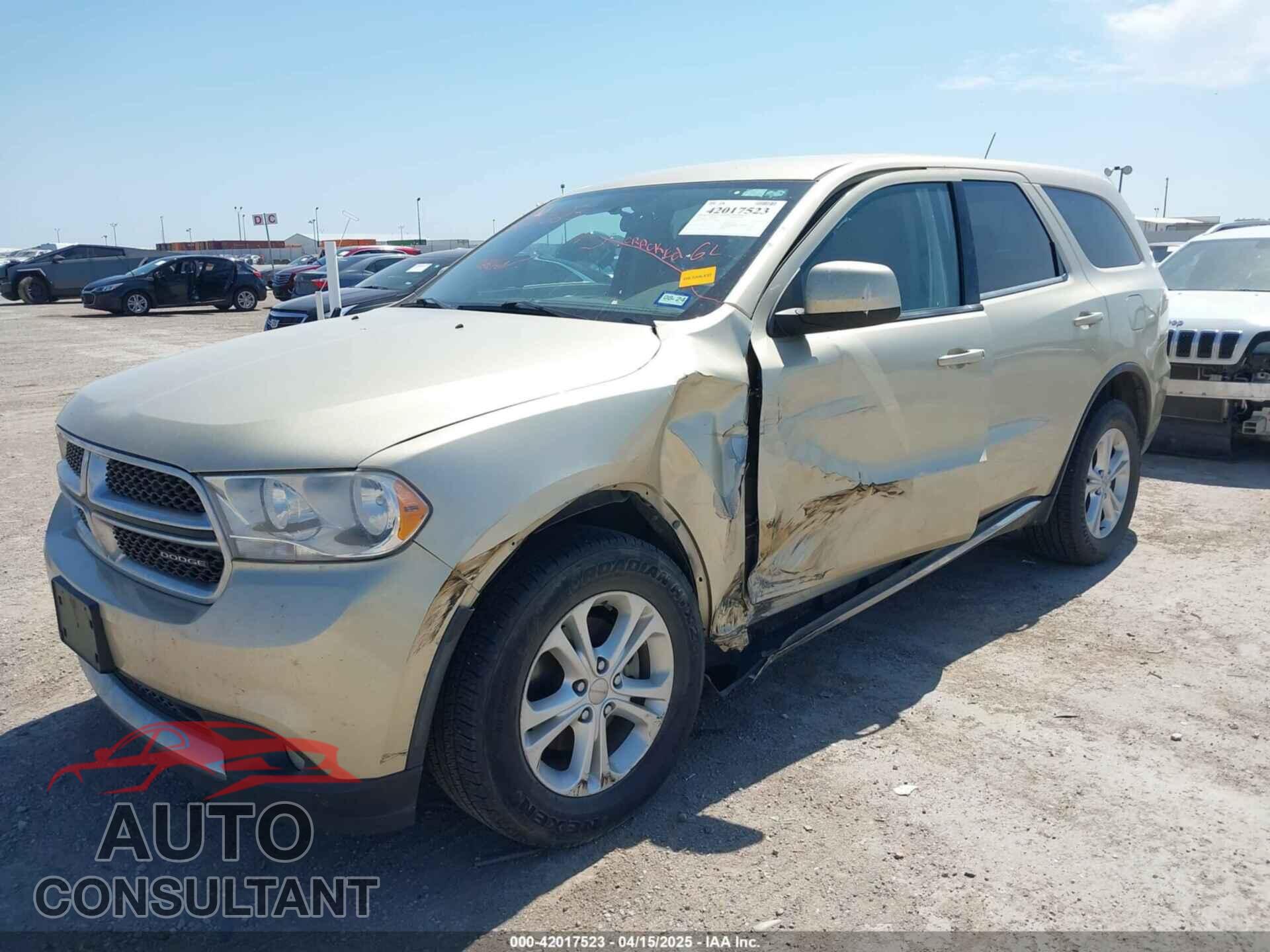 DODGE DURANGO 2012 - 1C4RDHAG6CC151823