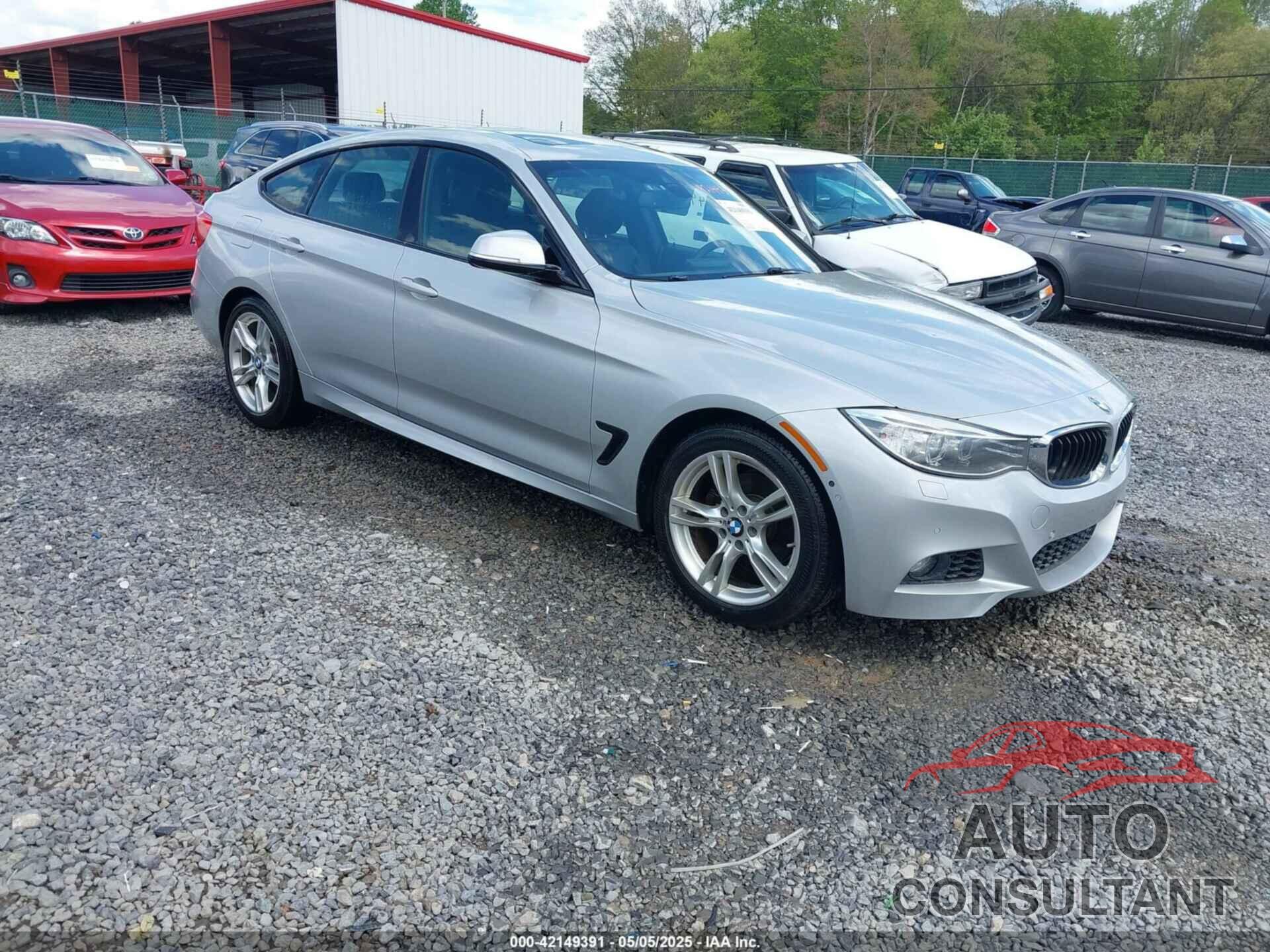 BMW 328I GRAN TURISMO 2014 - WBA3X5C51ED556554
