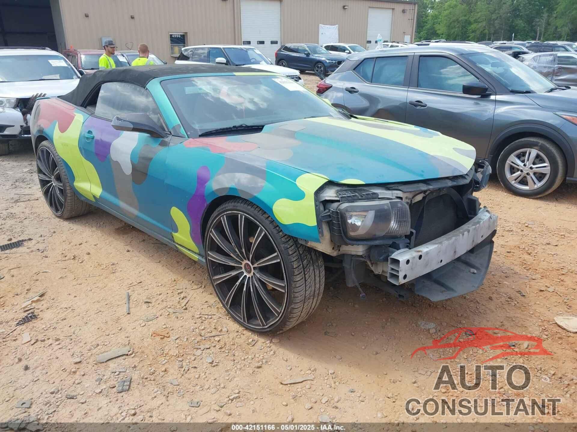 CHEVROLET CAMARO 2012 - 2G1FC3D37C9160726