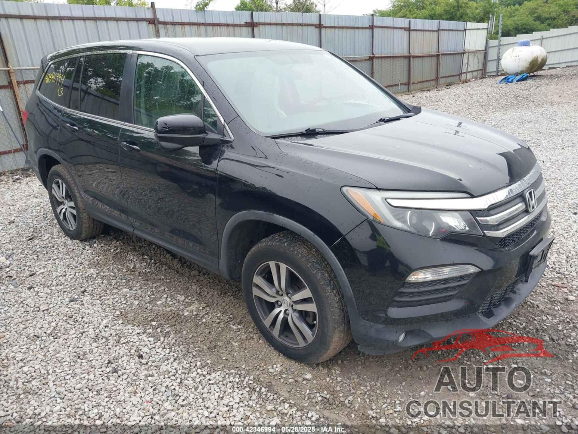 HONDA PILOT 2017 - 5FNYF6H38HB089803