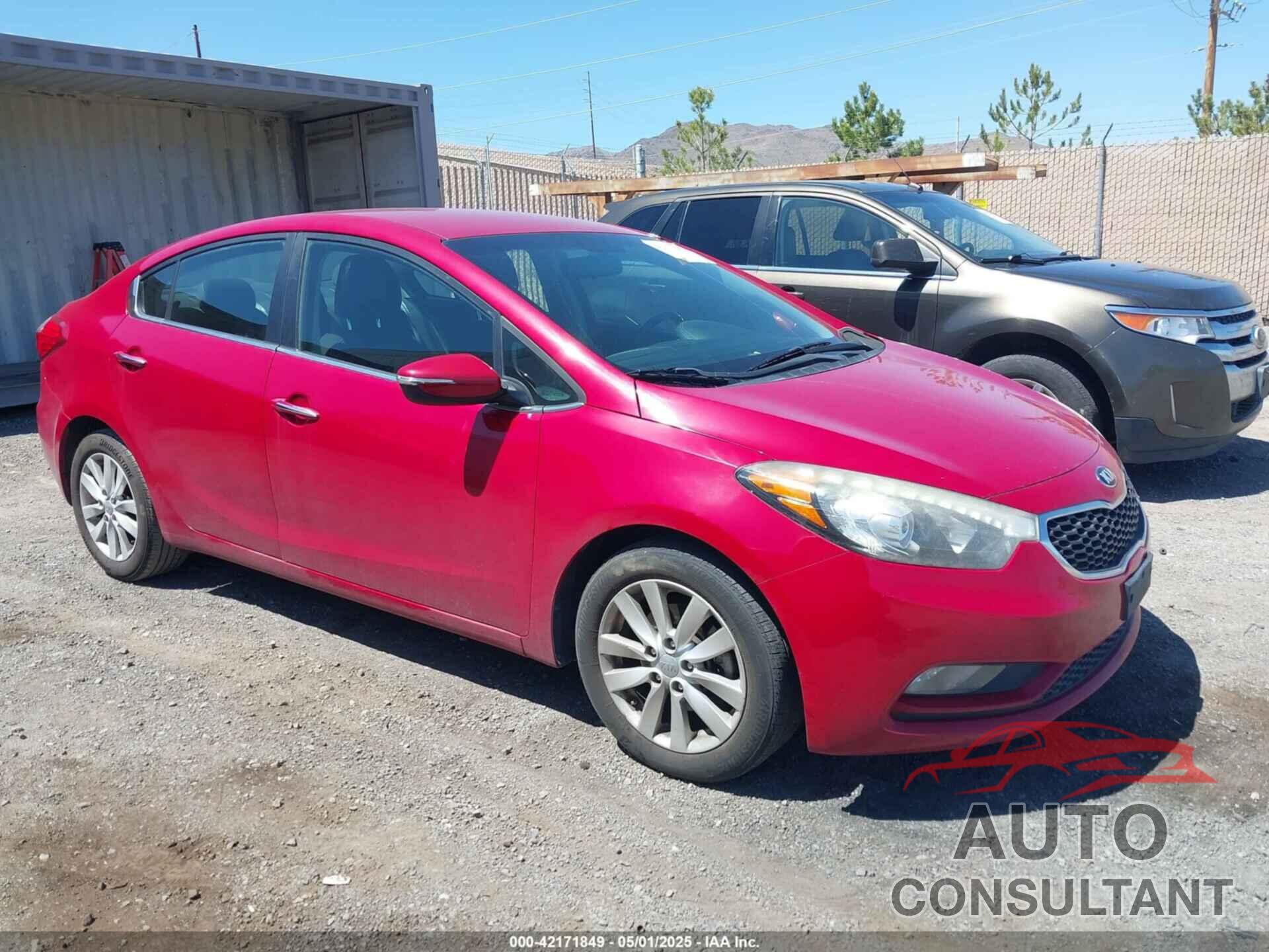 KIA FORTE 2014 - KNAFX4A84E5085384