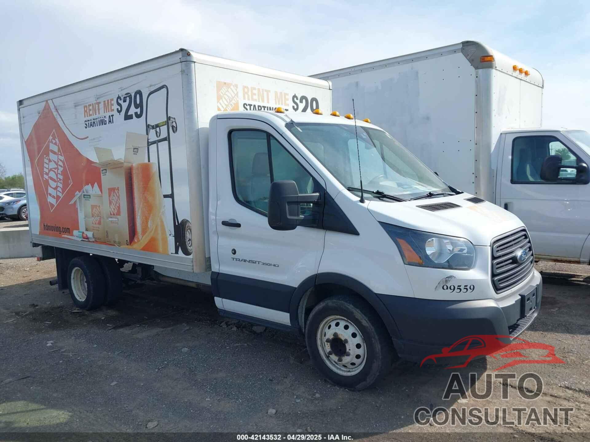 FORD TRANSIT-350 CAB 2019 - 1FDBF8ZM0KKA86053
