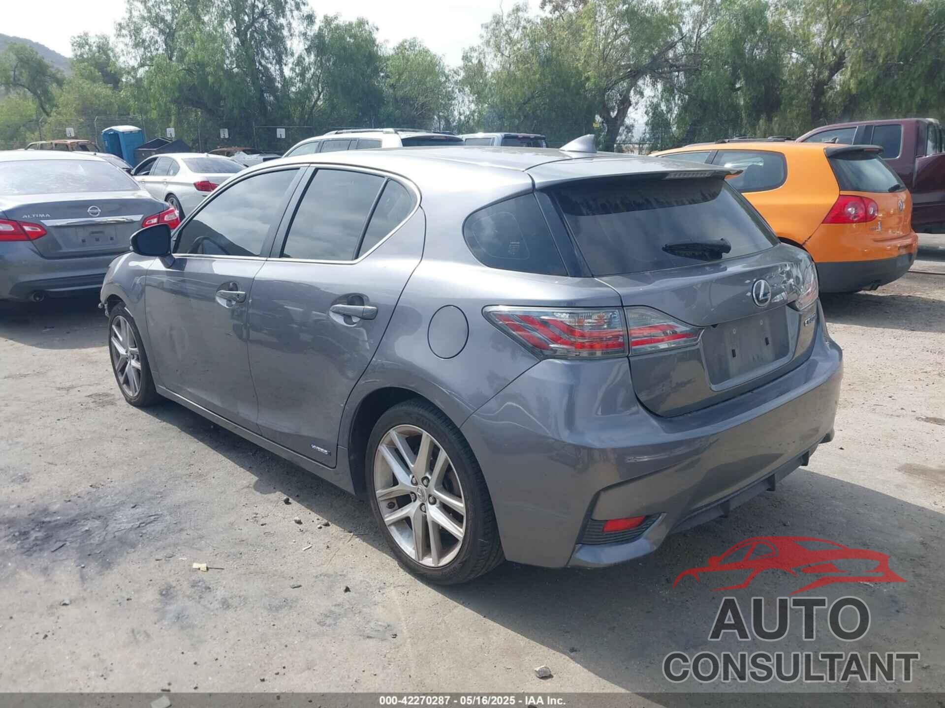 LEXUS CT 200H 2016 - JTHKD5BH4G2263117