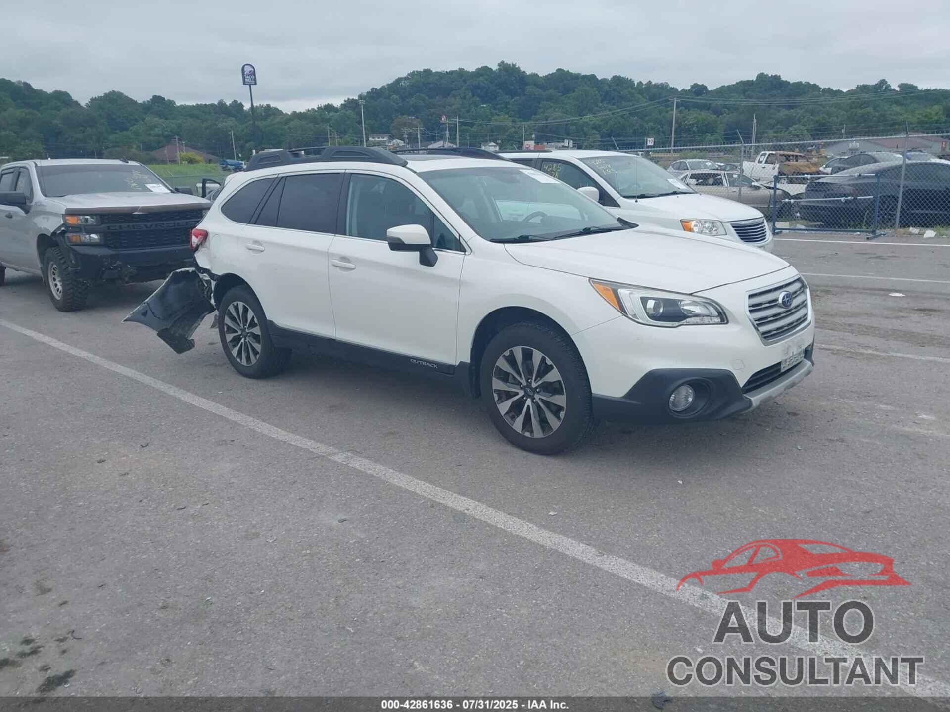 SUBARU OUTBACK 2016 - 4S4BSBNC2G3326310