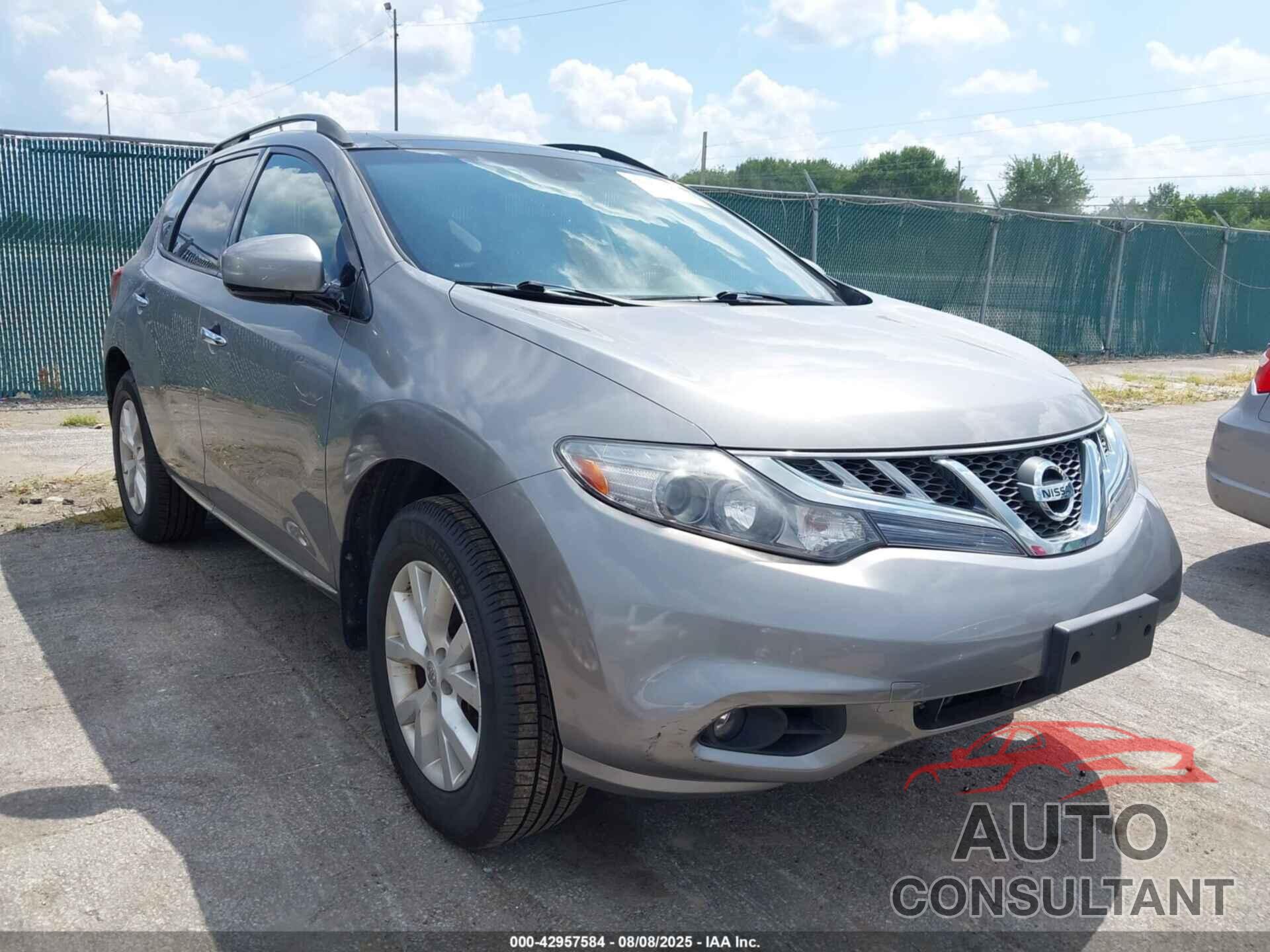 NISSAN MURANO 2011 - JN8AZ1MW3BW163695