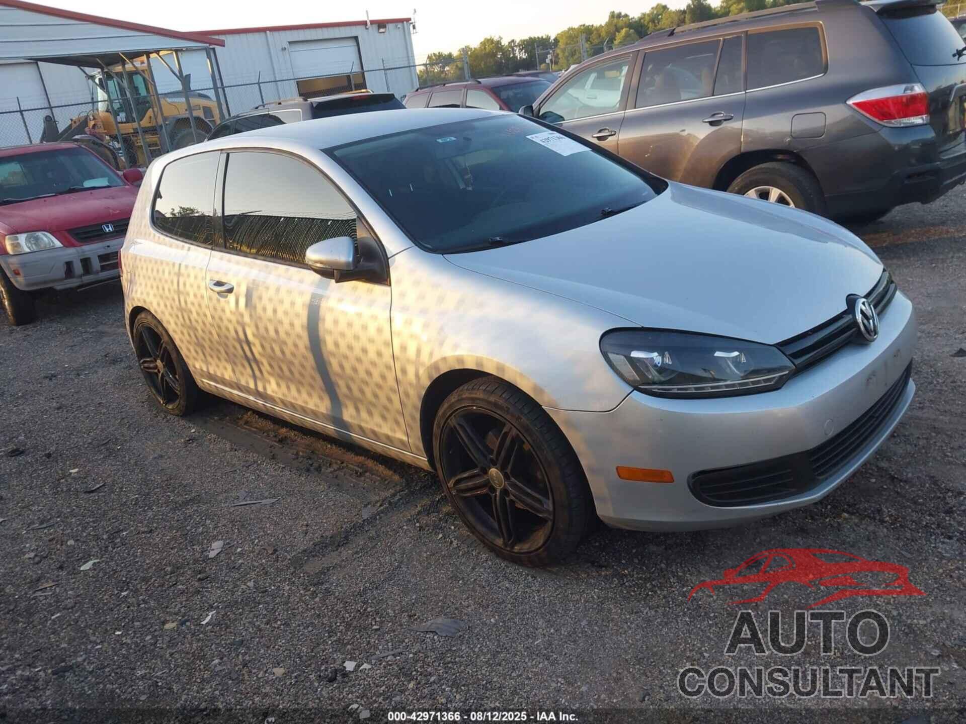 VOLKSWAGEN GOLF 2012 - WVWBA7AJ4CW139636