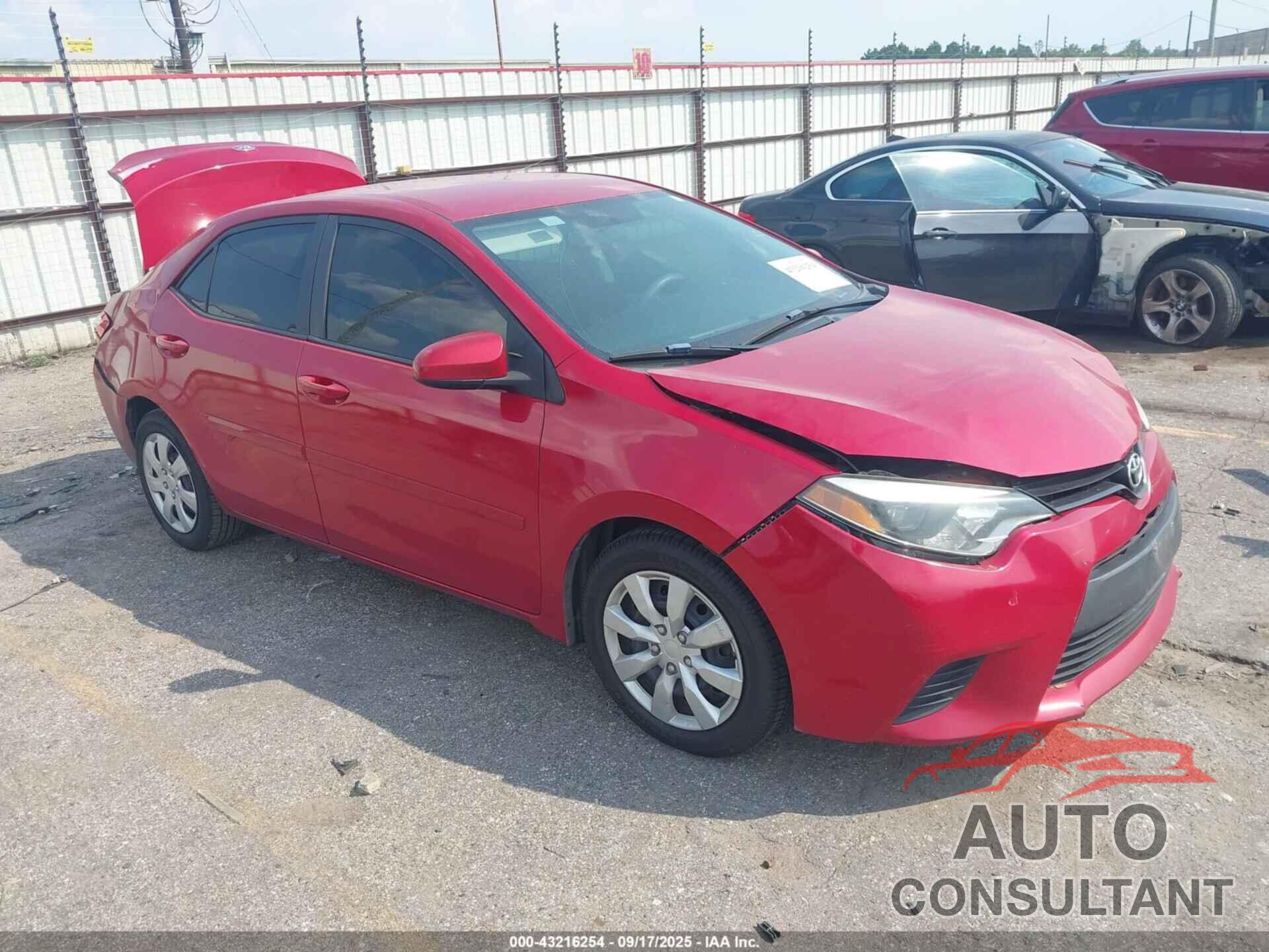 TOYOTA COROLLA 2014 - 2T1BURHE7EC034886